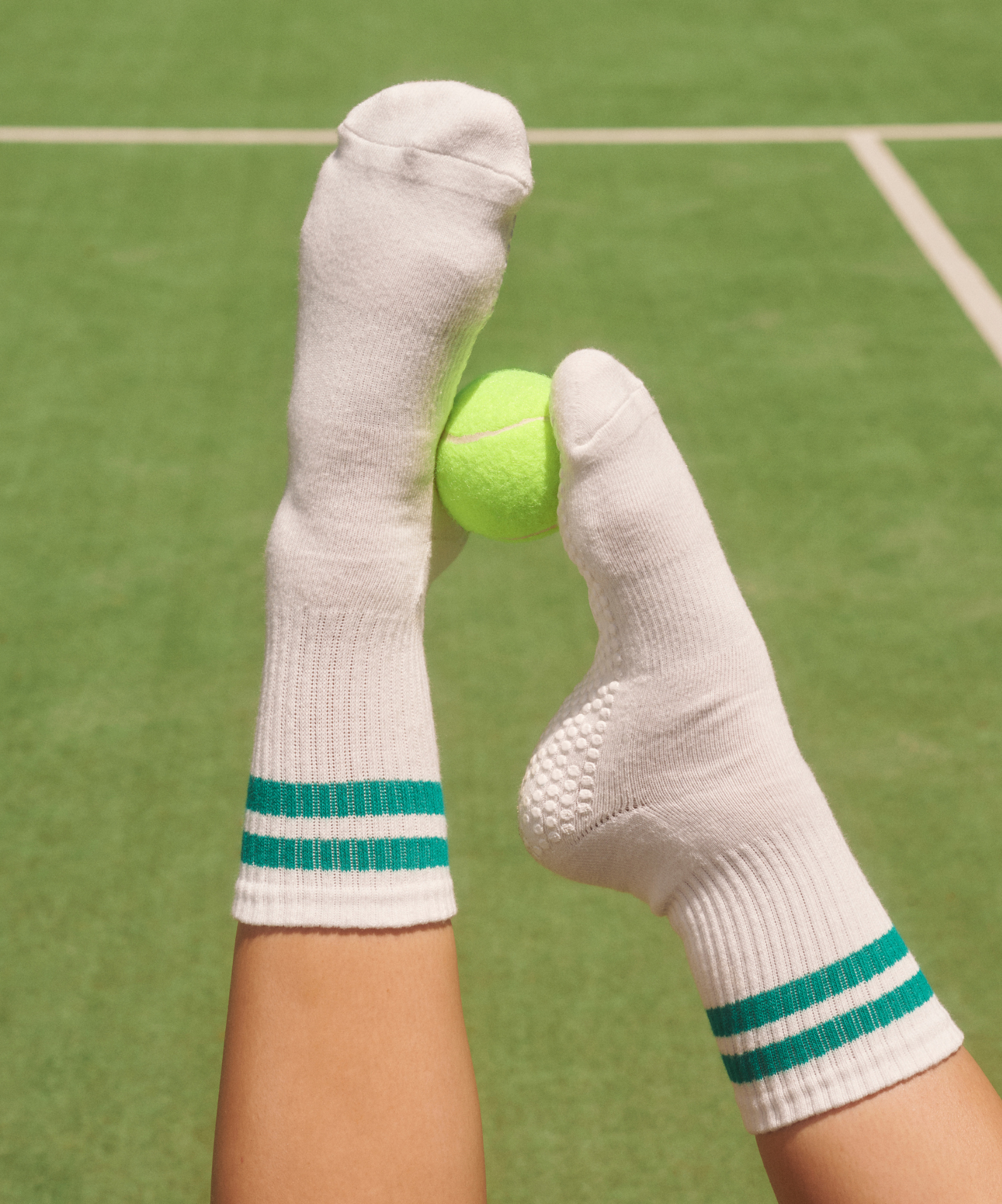 Crew Grip Socks - Racquet Stripe