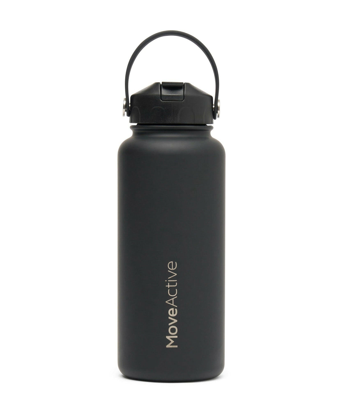 1L Insulated Drink Bottle - Black.
