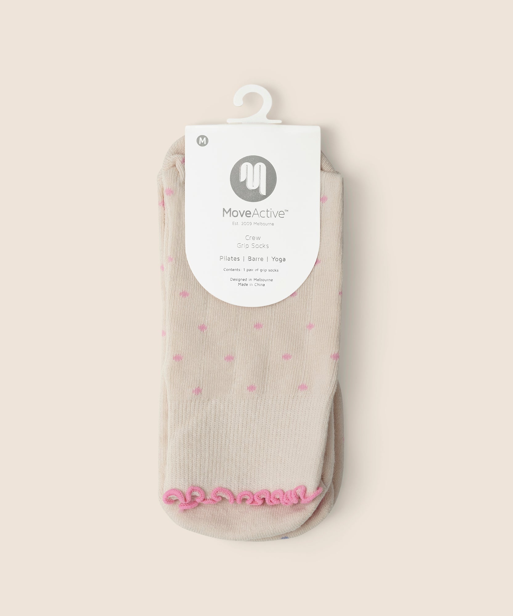 Crew Non Slip Grip Socks - Fondant Spots