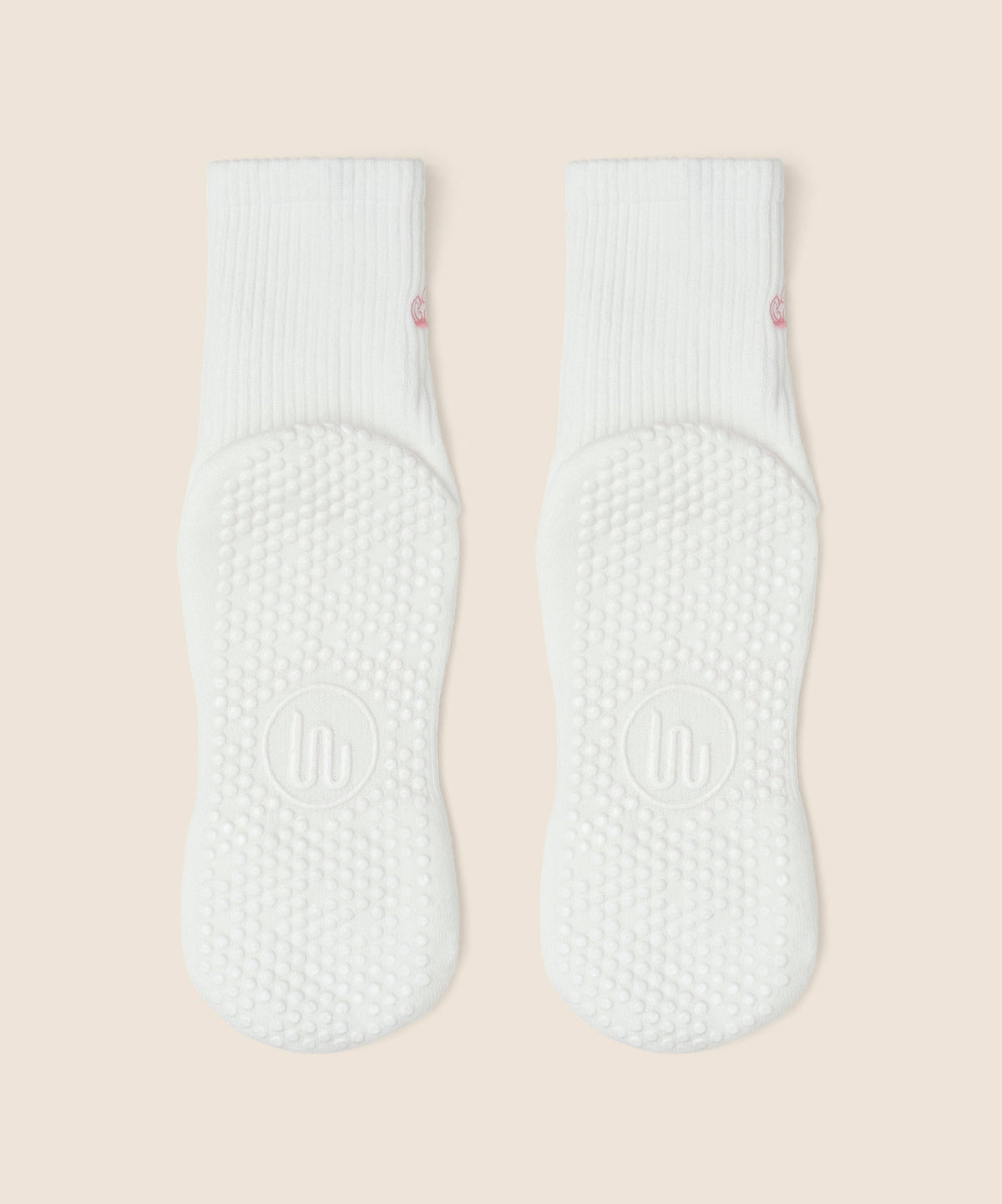 Crew Grip Socks - Pink Crown