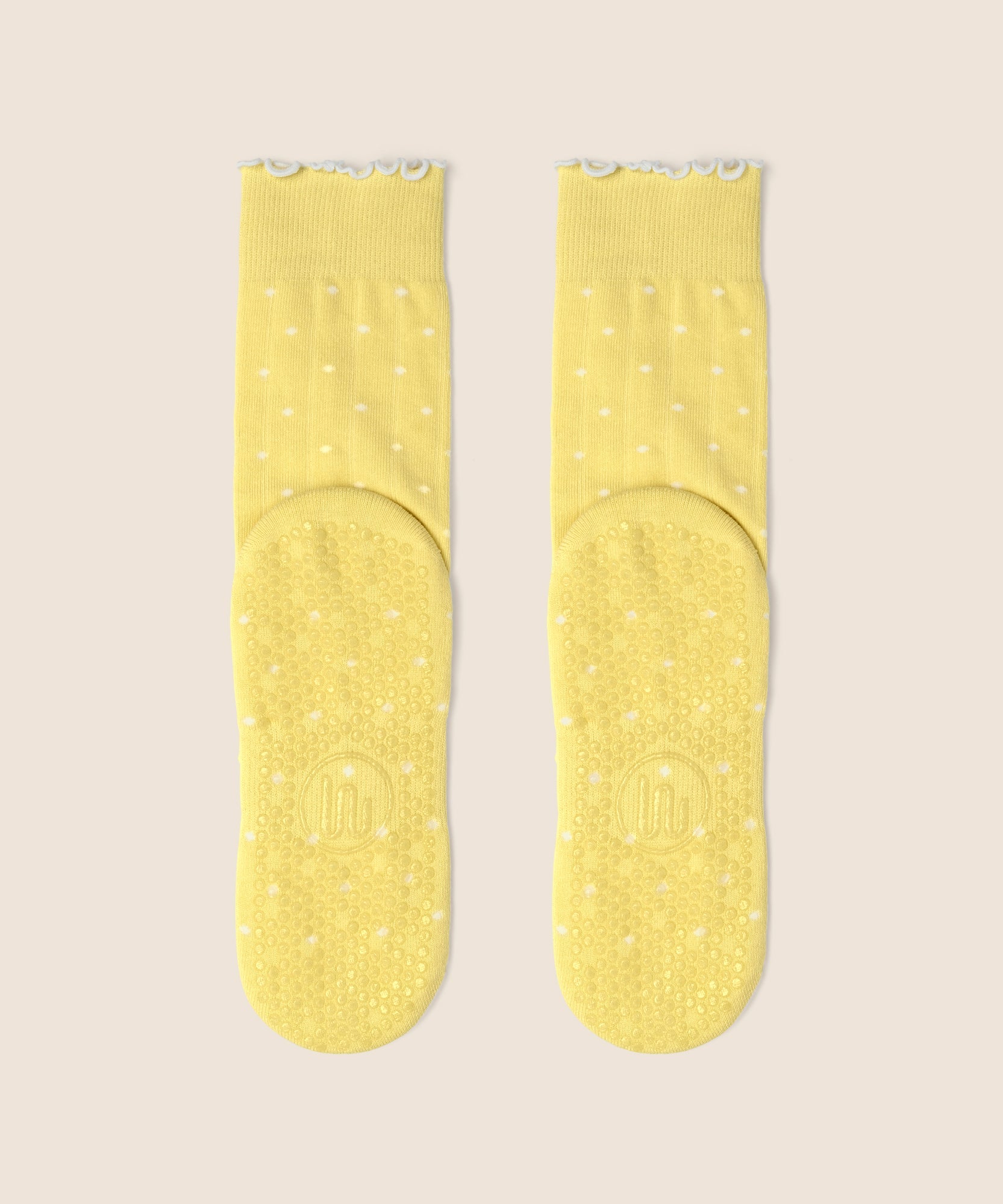 Crew Grip Socks - Buttercream Spots