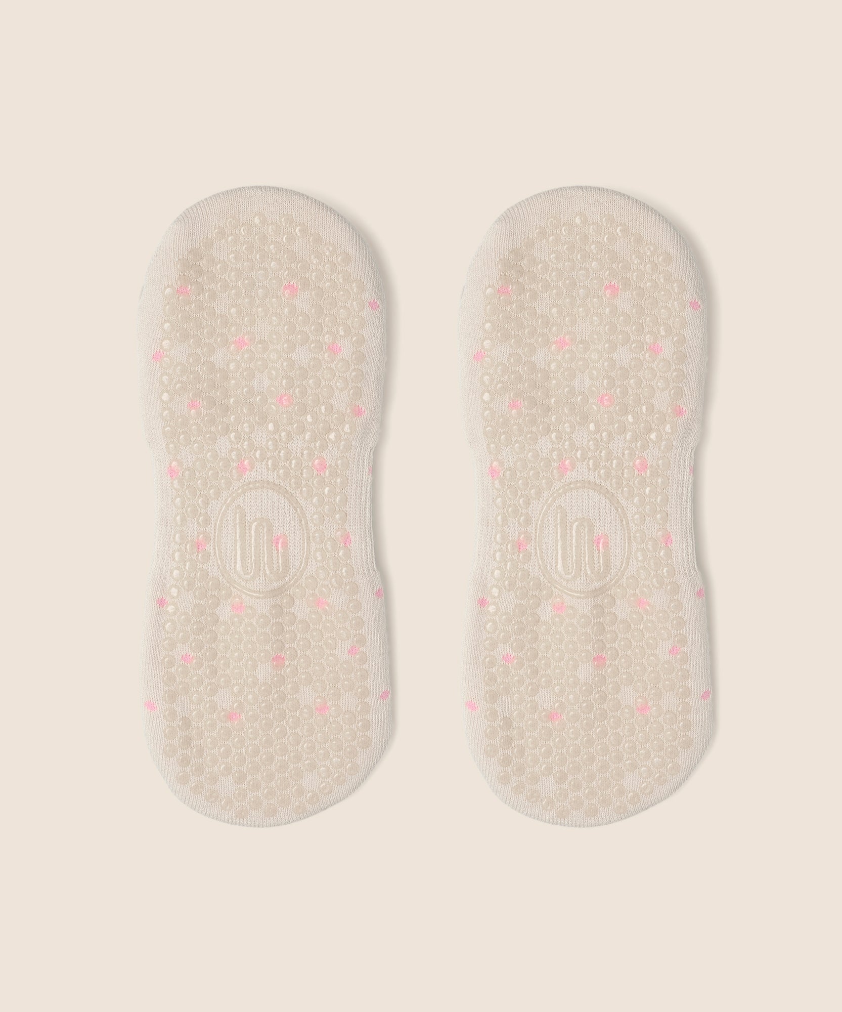 Low Rise Grip Socks - Fondant Spots
