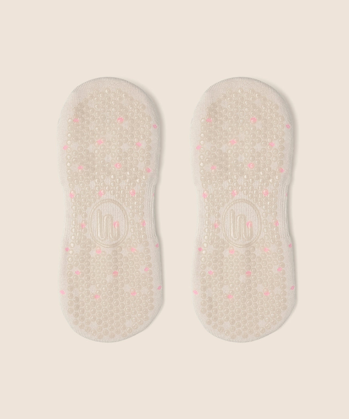 Low Rise Grip Socks - Fondant Spots