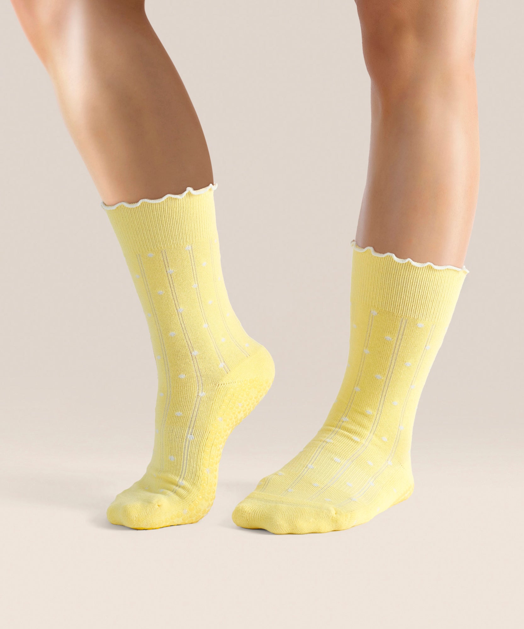 Crew Grip Socks - Buttercream Spots