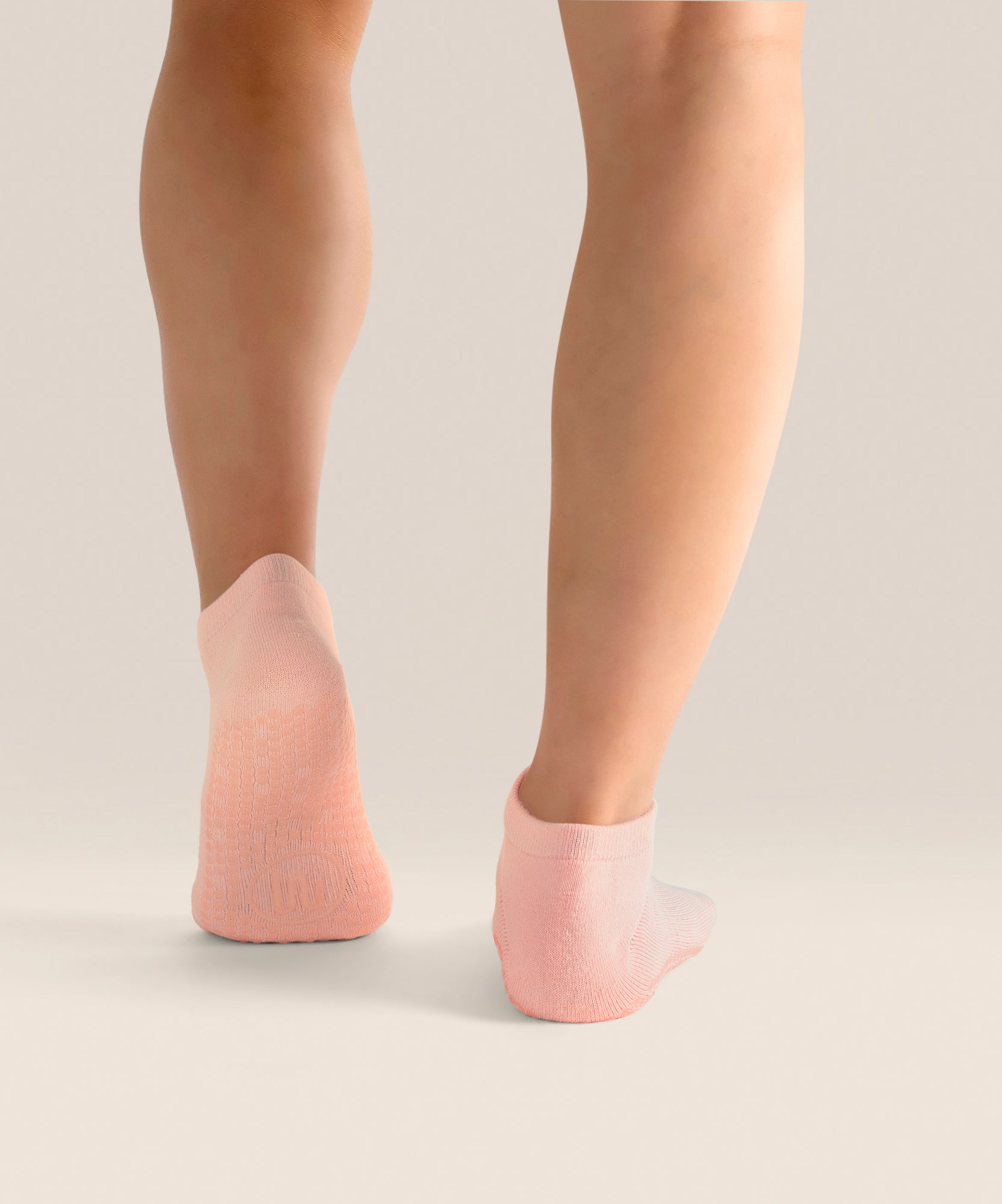 Low Rise Grip Socks - Strawberry Heart
