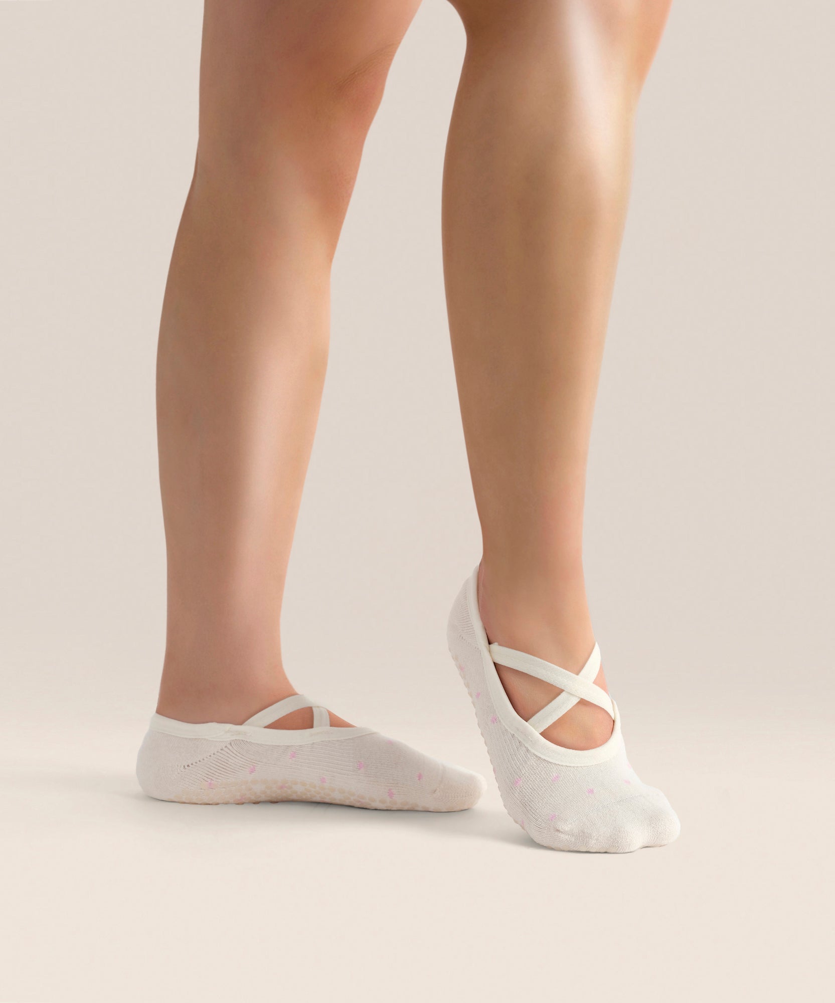 Ballet Grip Socks - Fondant Spots