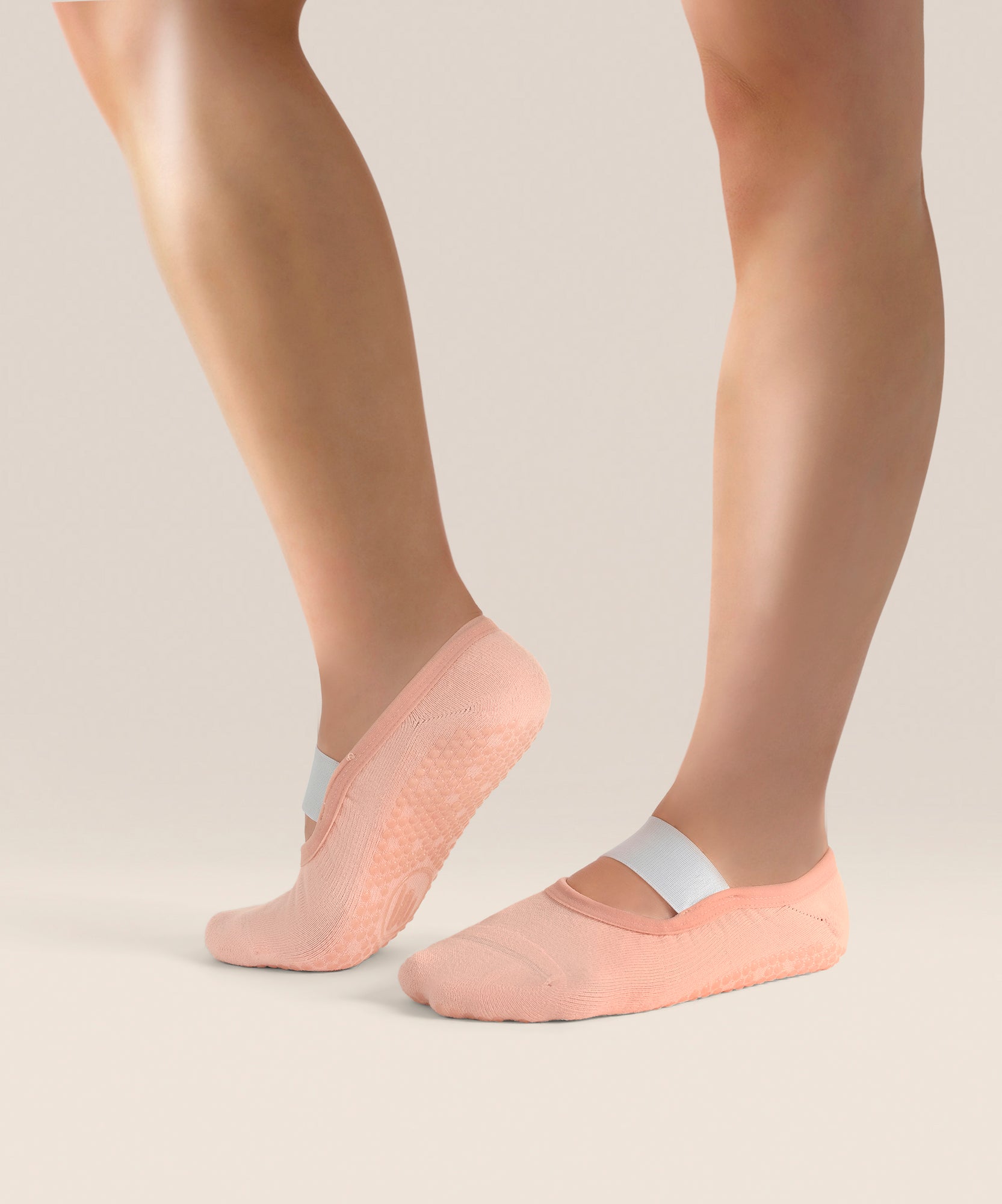 Ballet Grip Socks - Fondant Pink