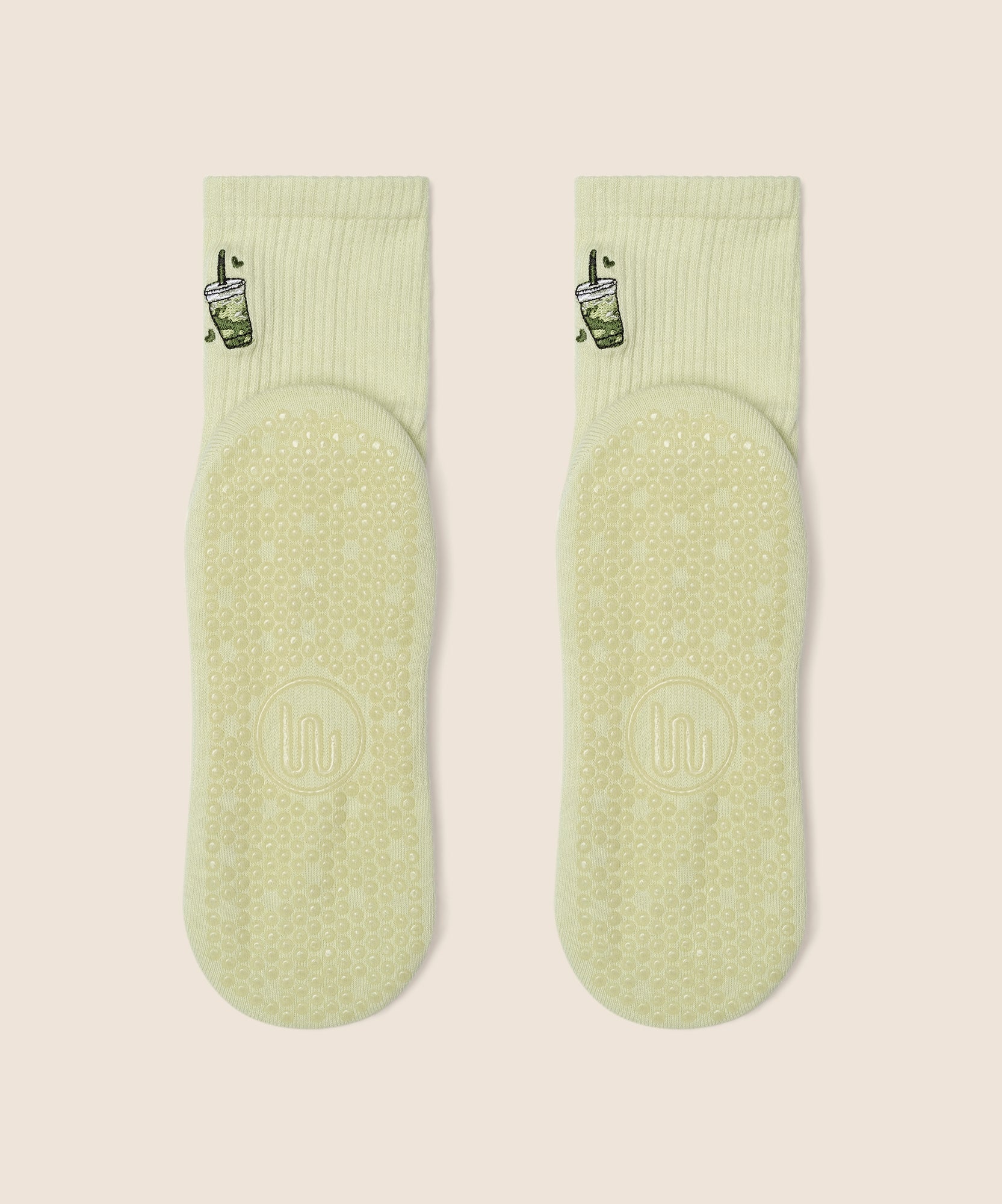 Crew Grip Socks - Matcha Lover