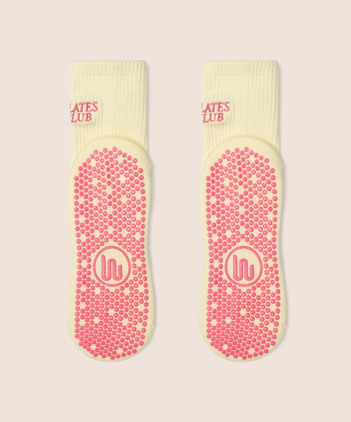 Crew Grip Socks - Pilates Club Yellow
