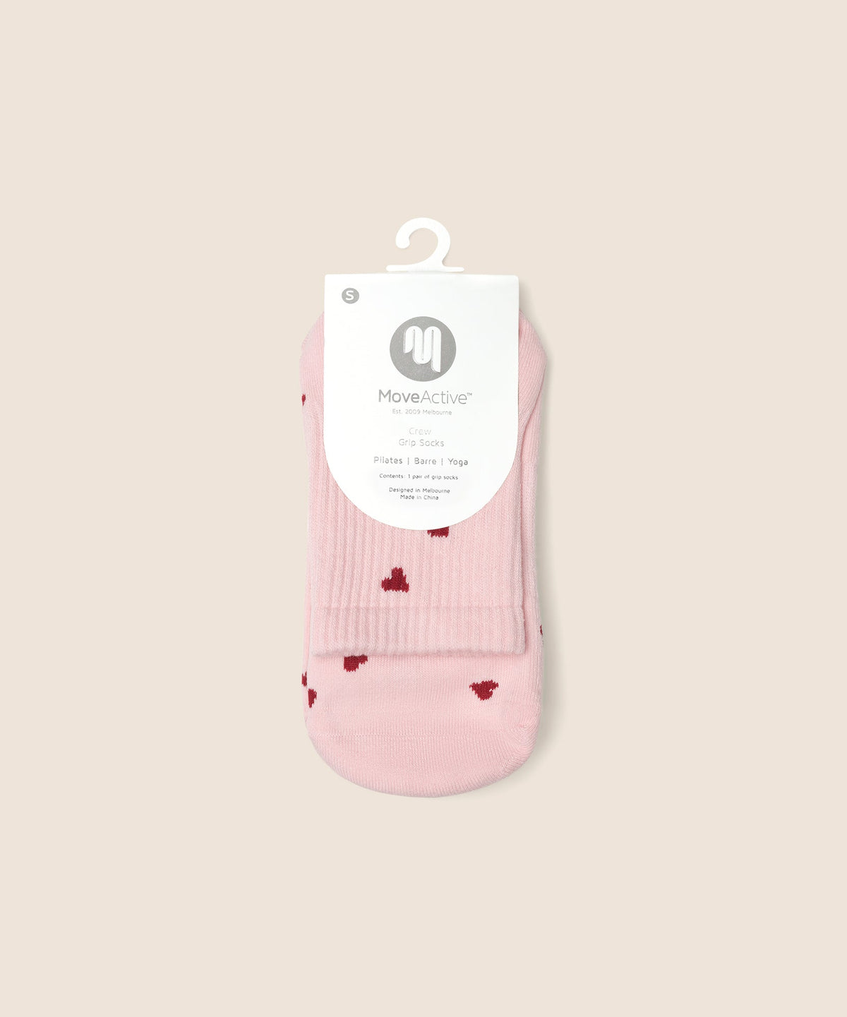 Crew Grip Socks - Love Me Pink