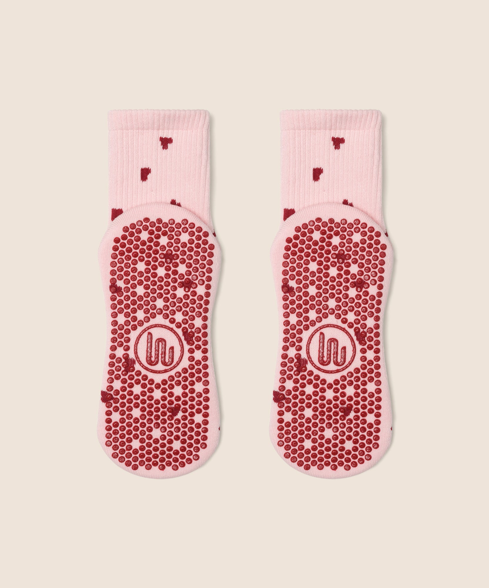 Crew Grip Socks - Love Me Pink