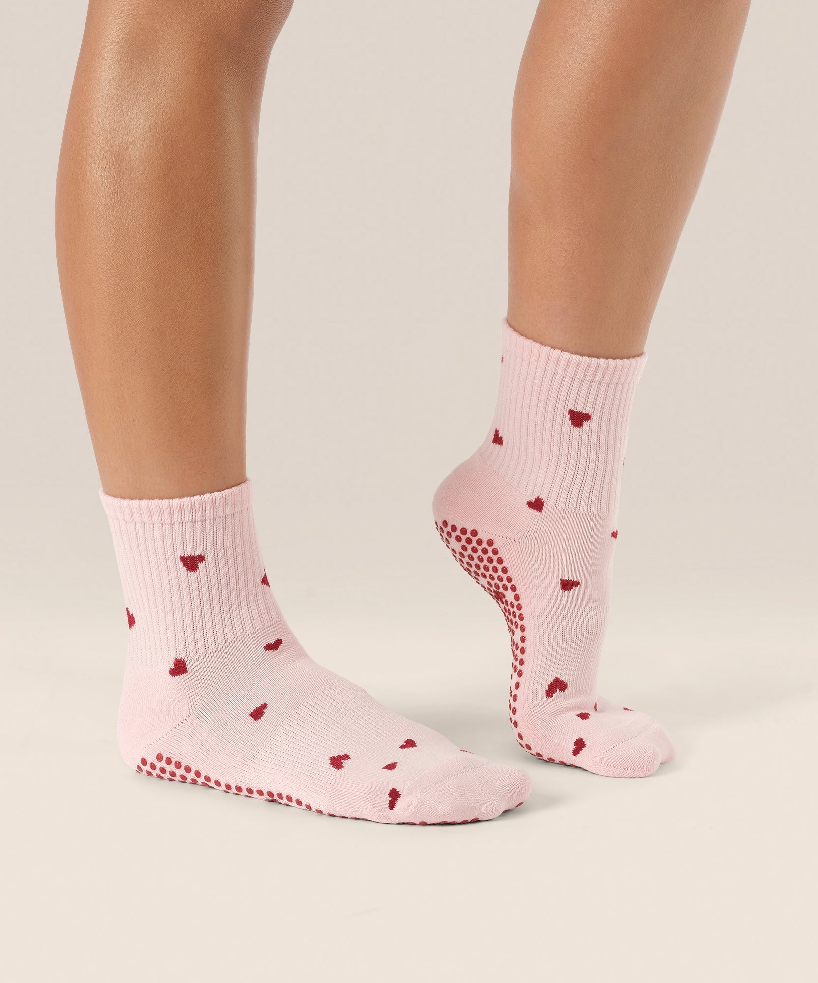 Crew Grip Socks - Love Me Pink
