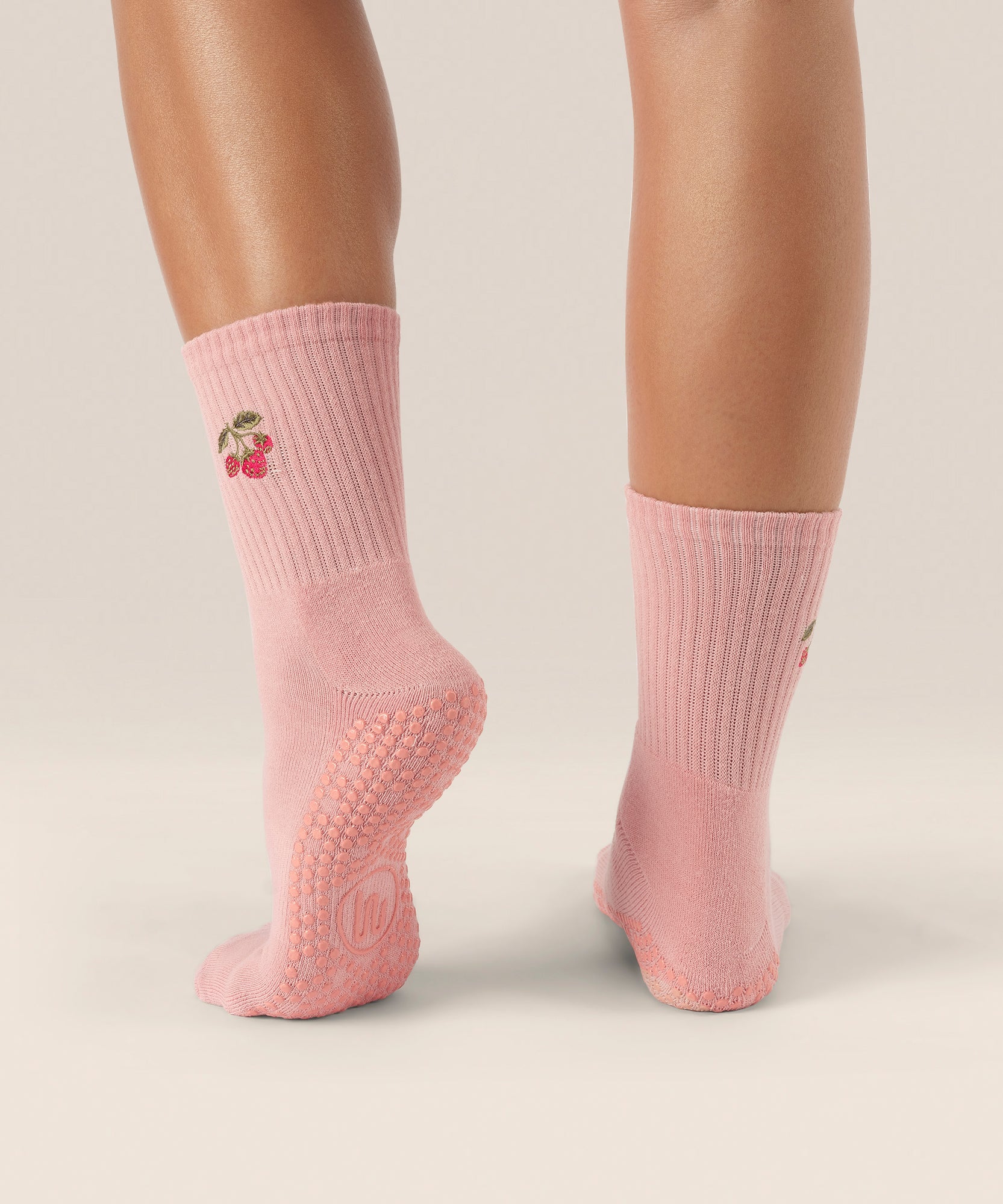 Crew Grip Socks - Strawberry Patch