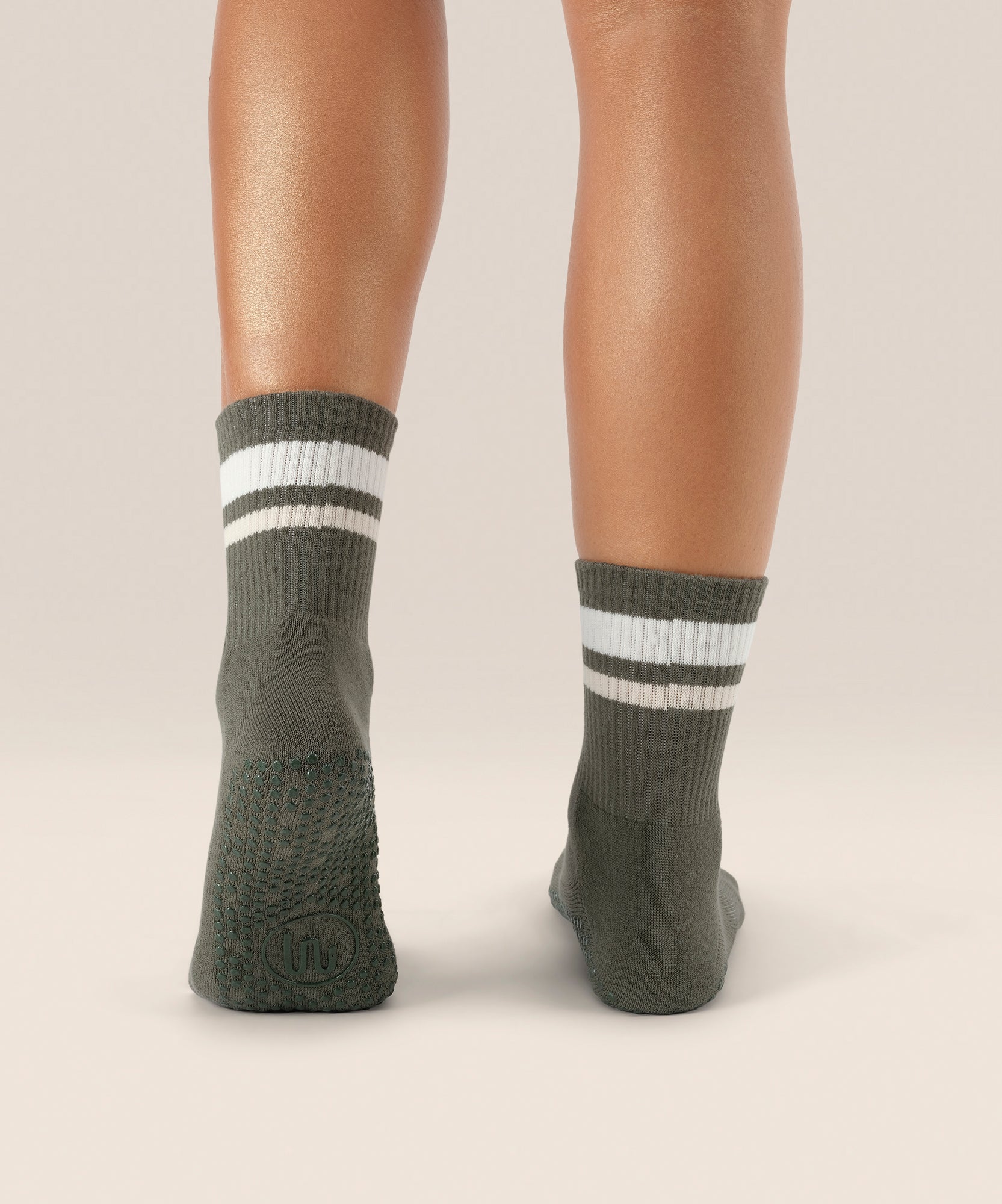 Crew Grip Socks - Varsity Stripe Khaki
