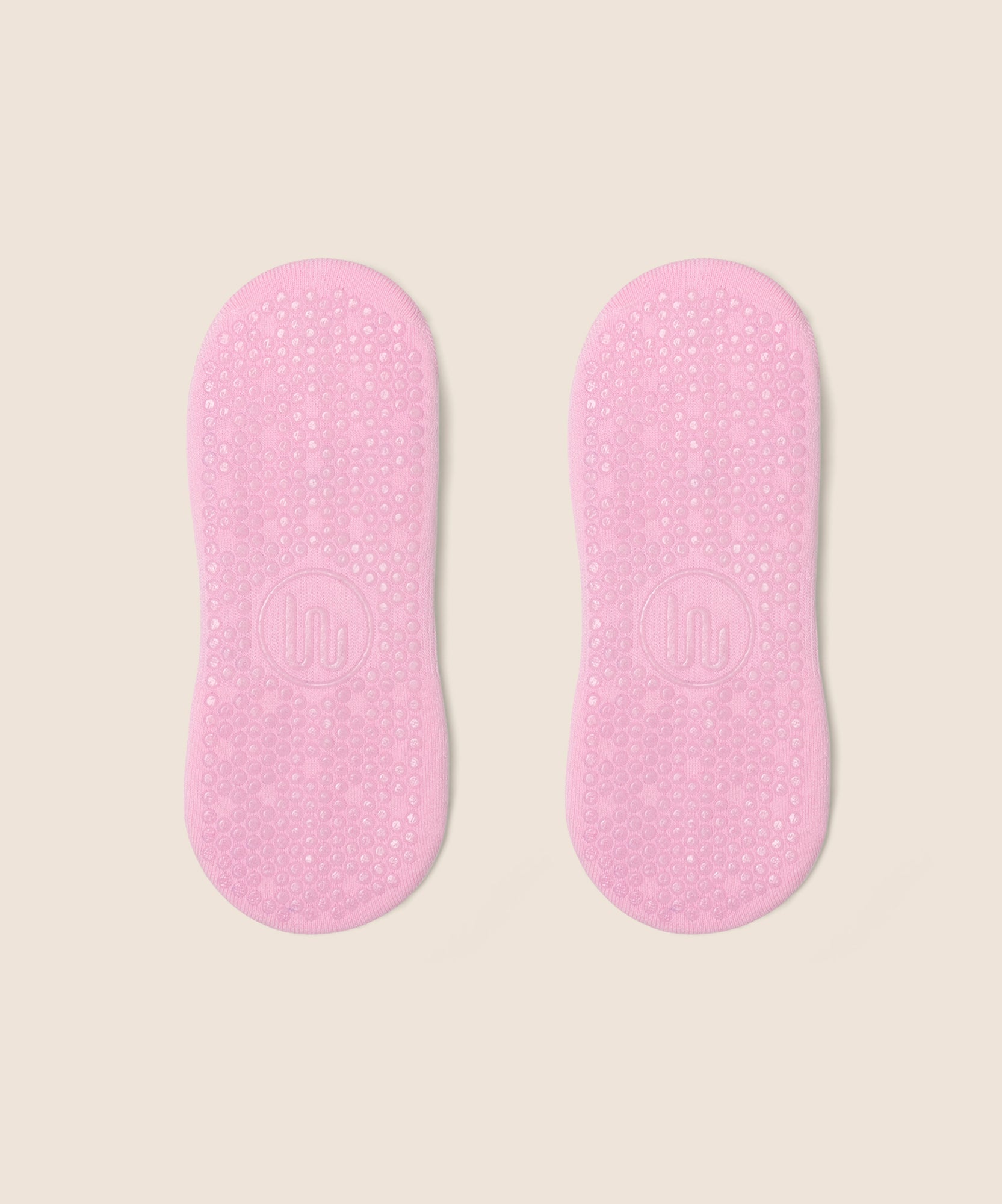 Low Rise Grip Socks - Cool Pink