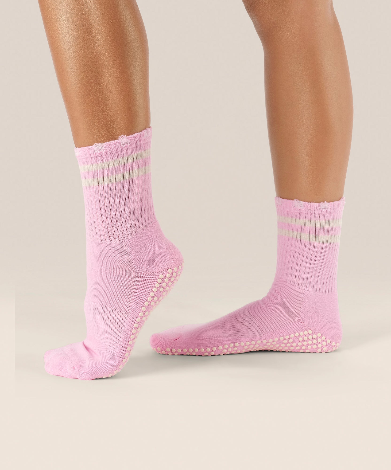 Crew Grip Socks - Edgy Cool Pink