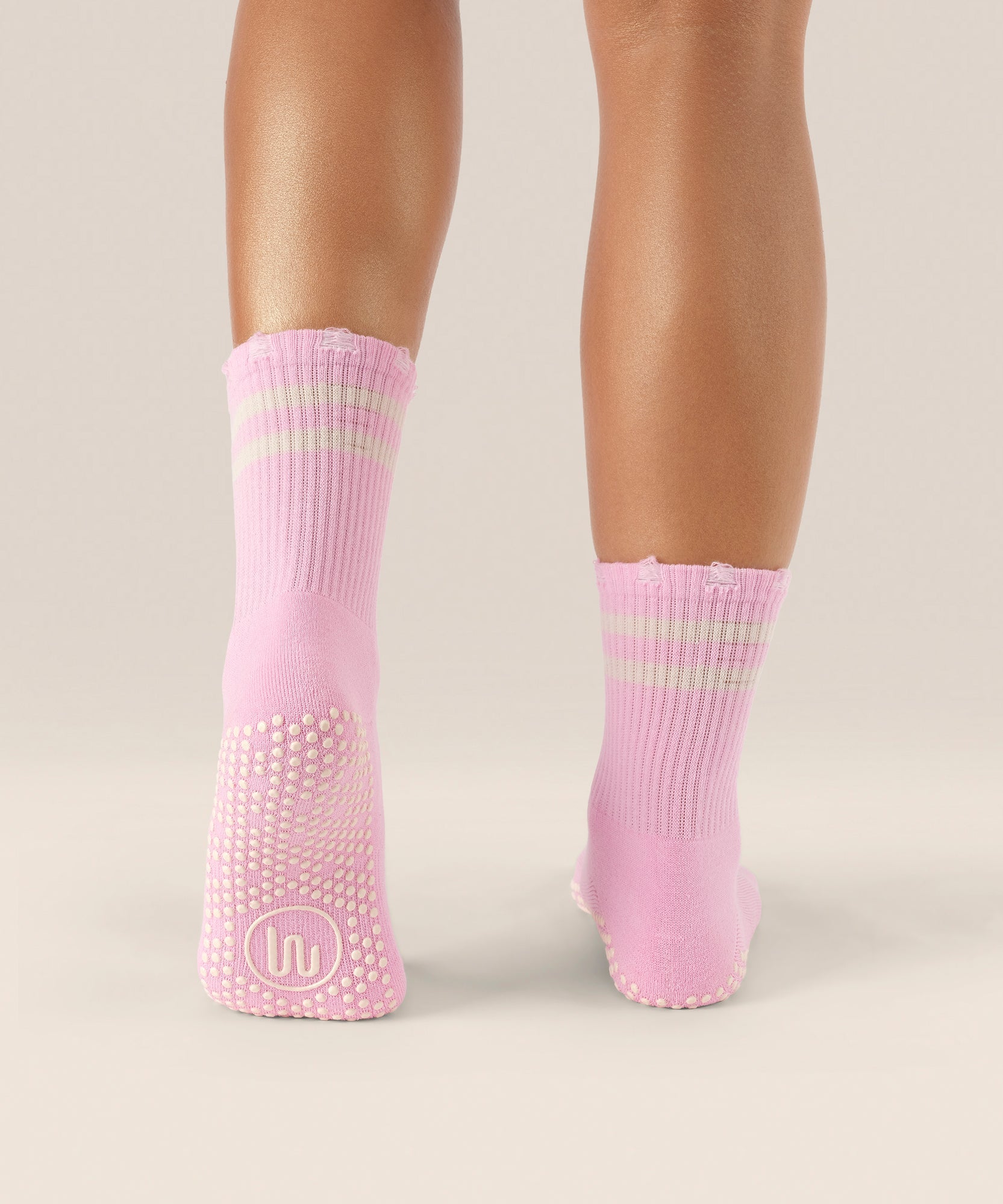 Crew Grip Socks - Edgy Cool Pink