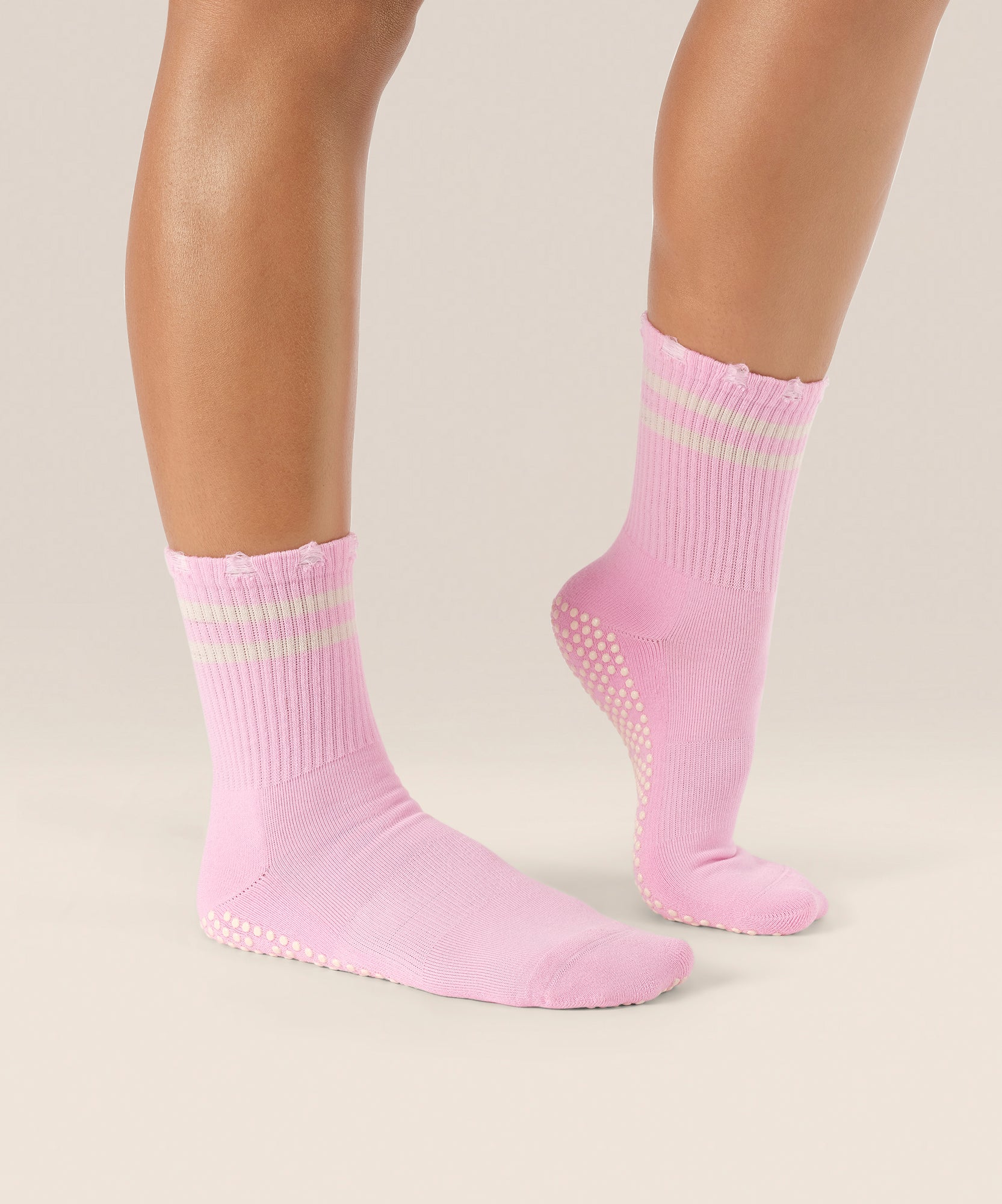 Crew Grip Socks - Edgy Cool Pink