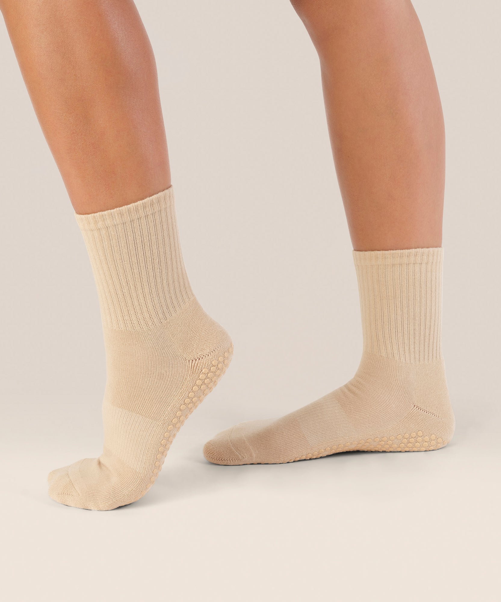 Crew Grip Socks - Almond
