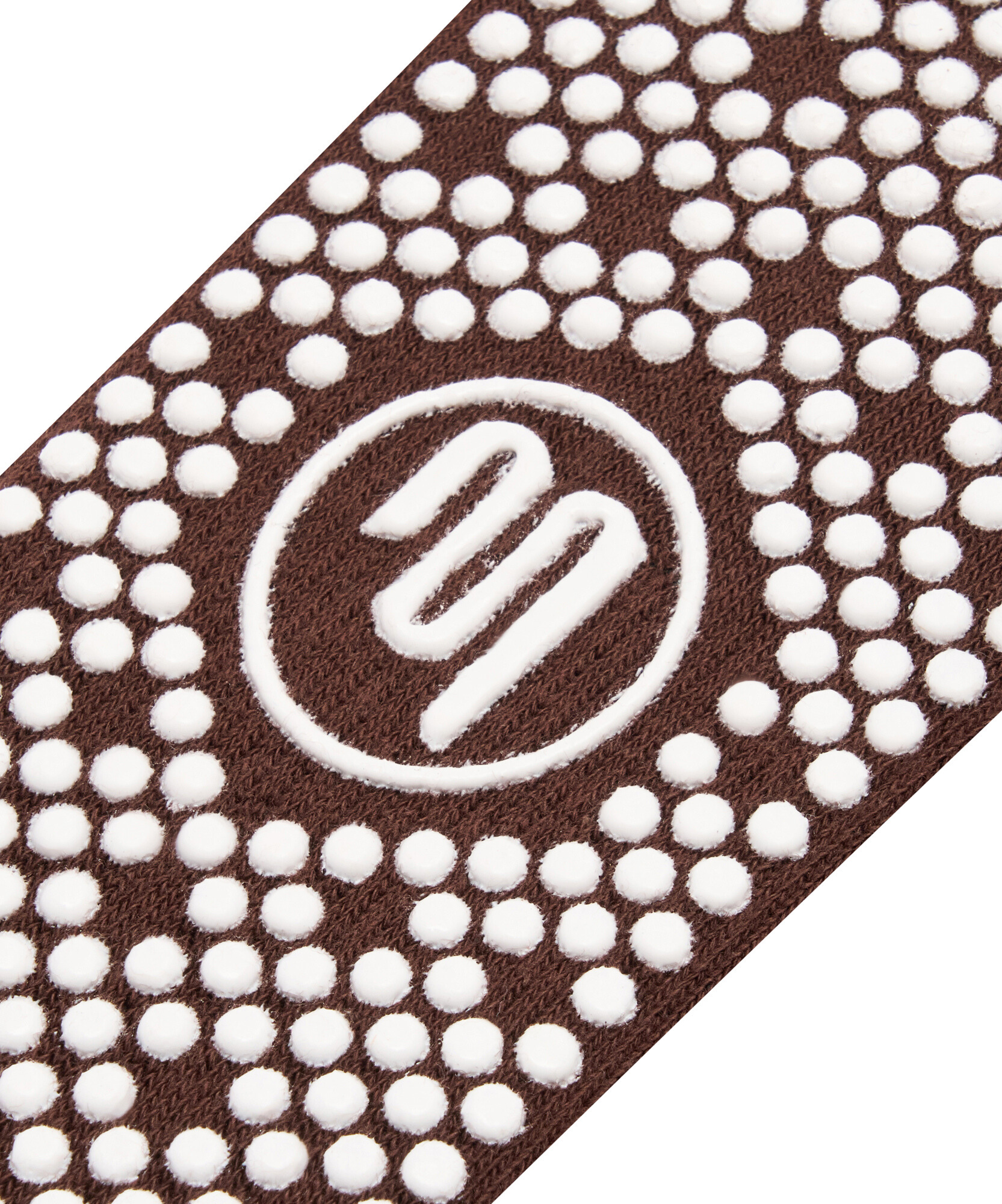 Crew Grip Socks - Pilates Club Brown