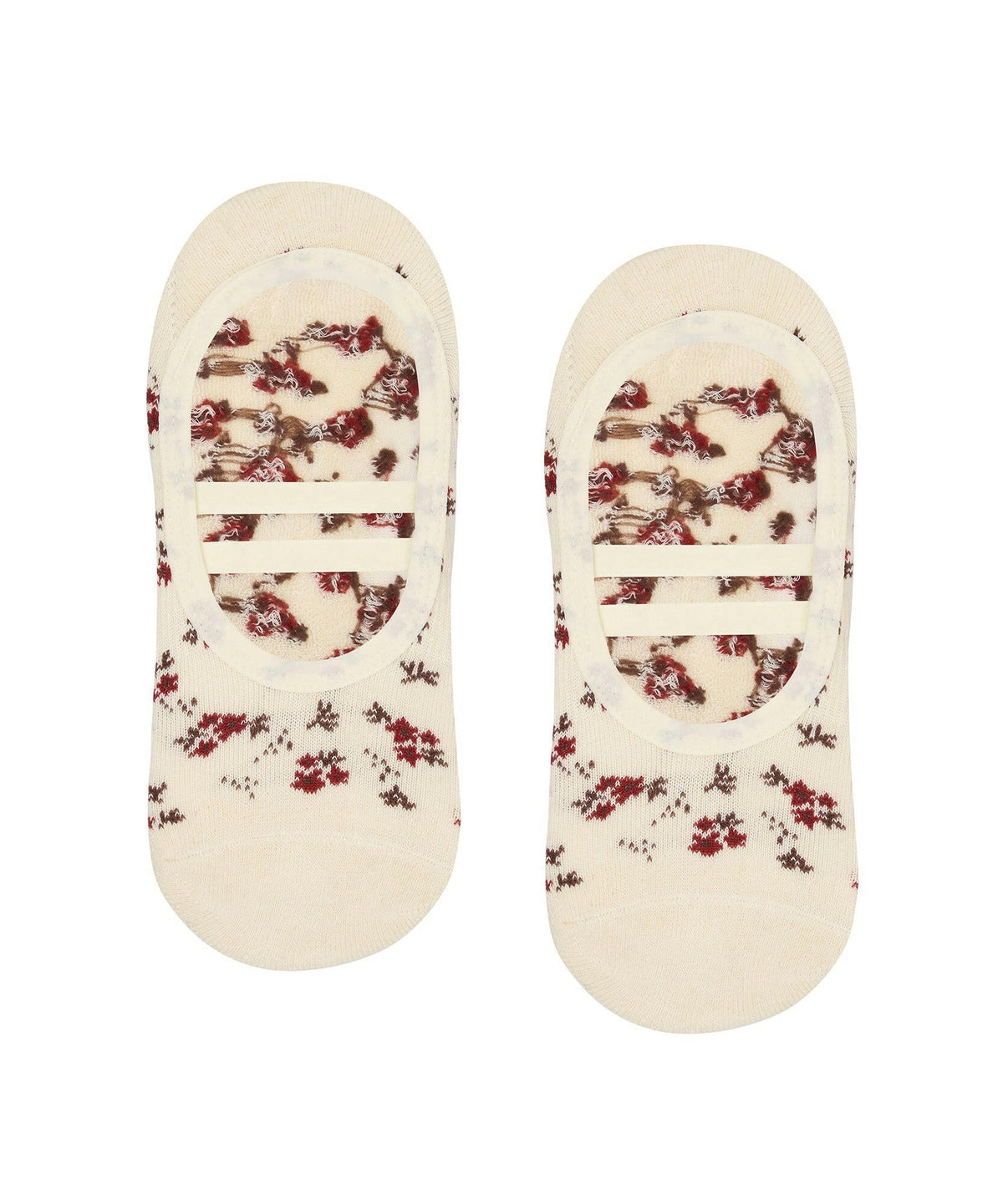 Ballet Non Slip Grip Socks - Ditsy Floral.