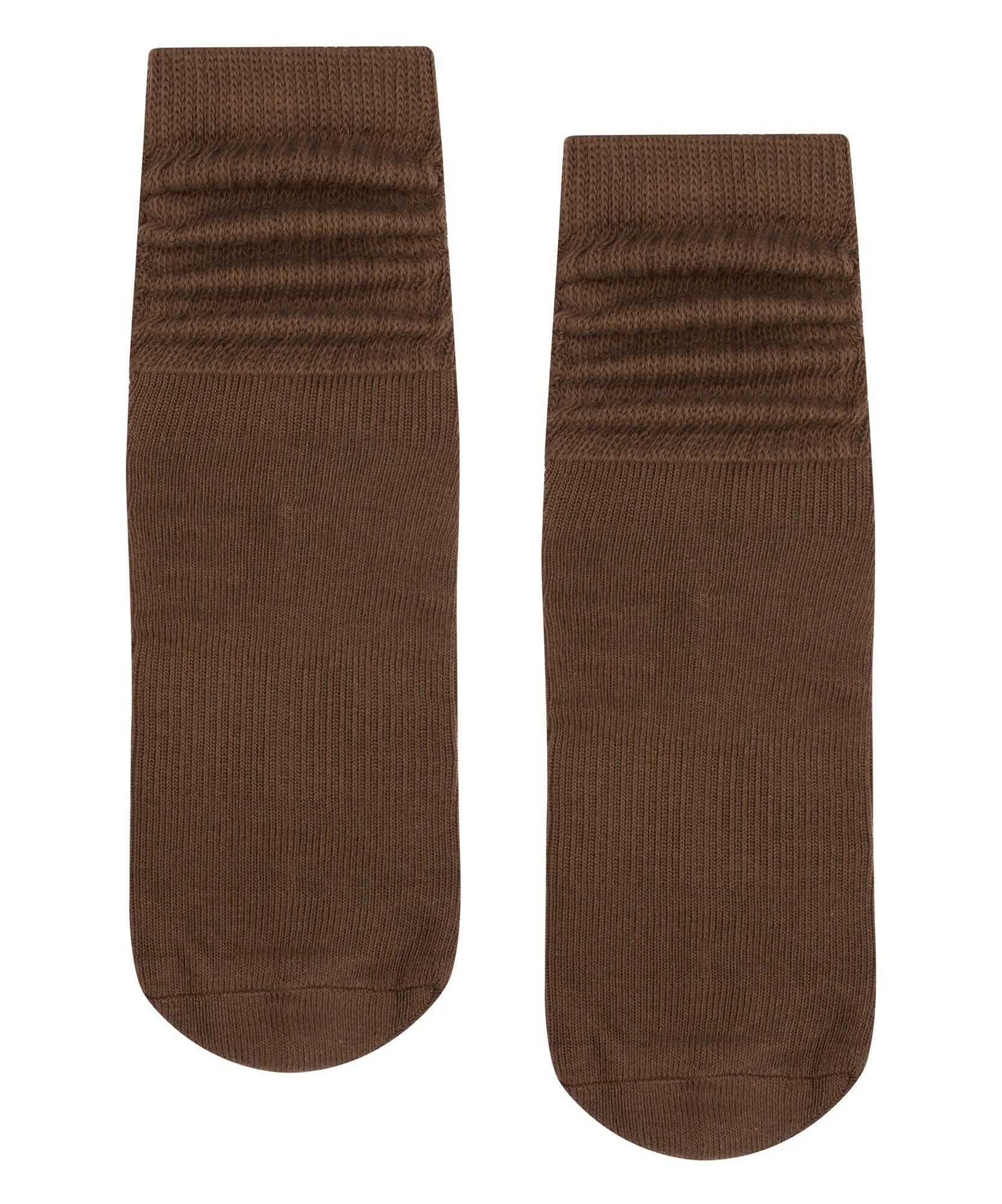 Scrunch Grip Socks - Chocolate