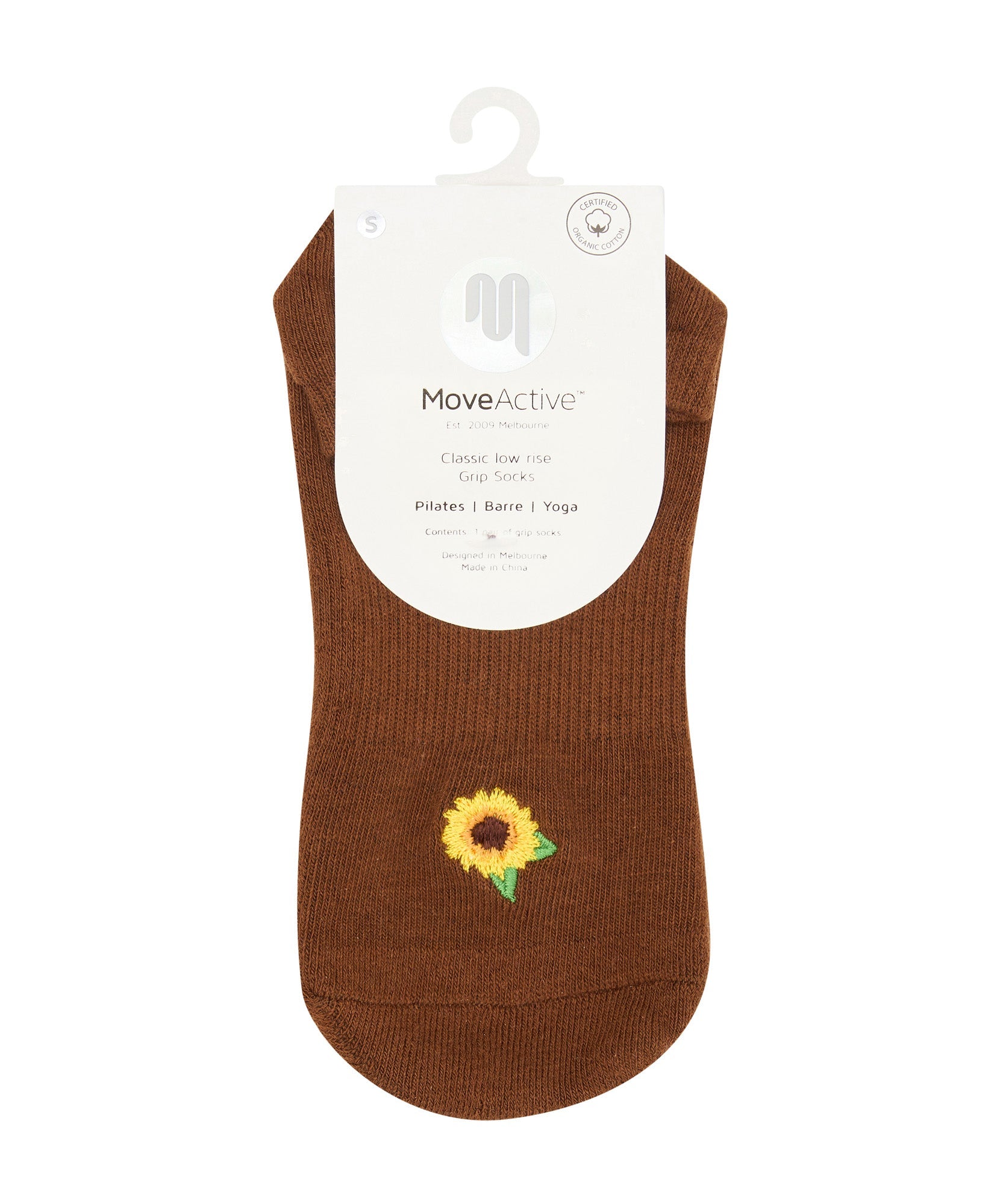 Low Rise Grip Socks - Sunflower Fields