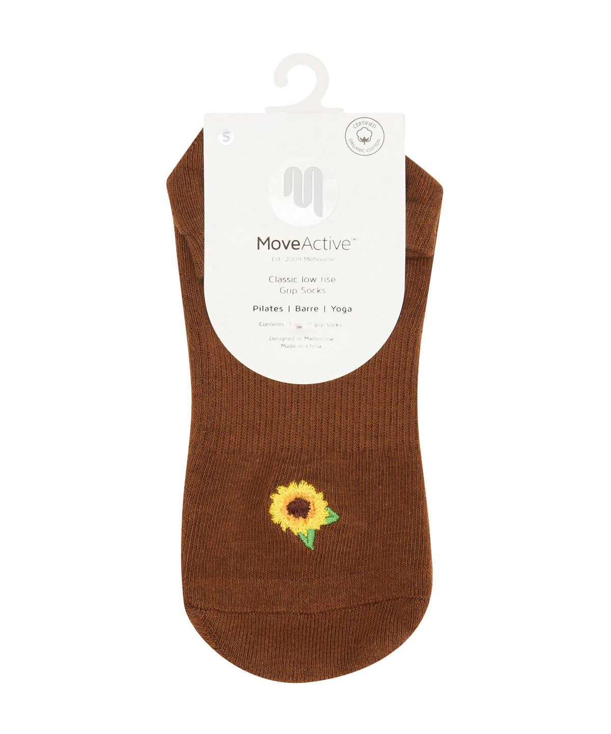 Low Rise Grip Socks - Sunflower Fields