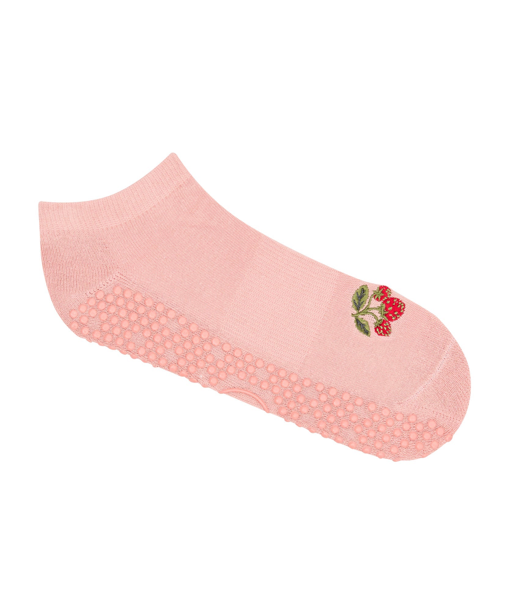 Low Rise Grip Socks - Strawberry Patch