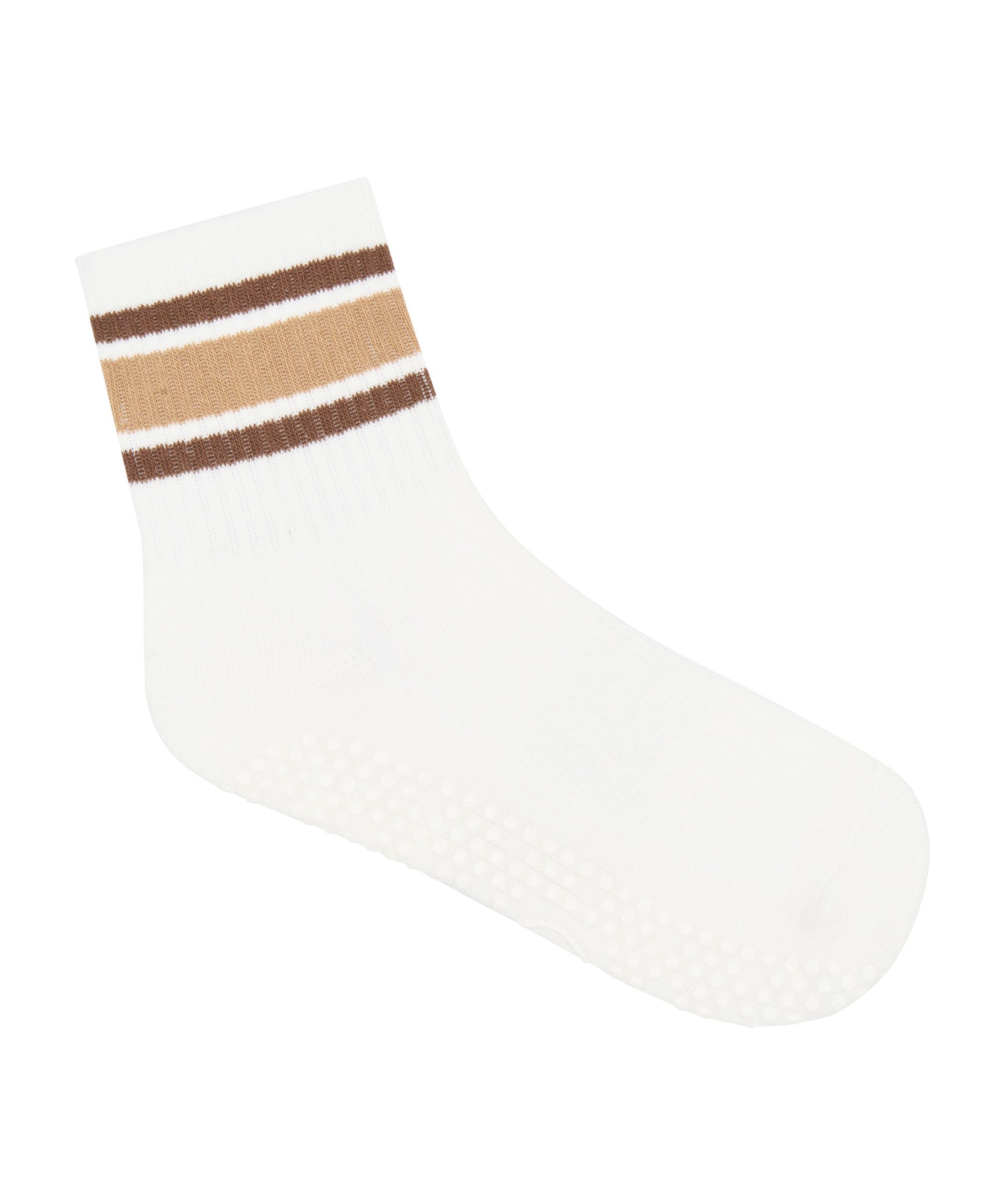 Crew Non Slip Grip Socks - Harvest Stripe