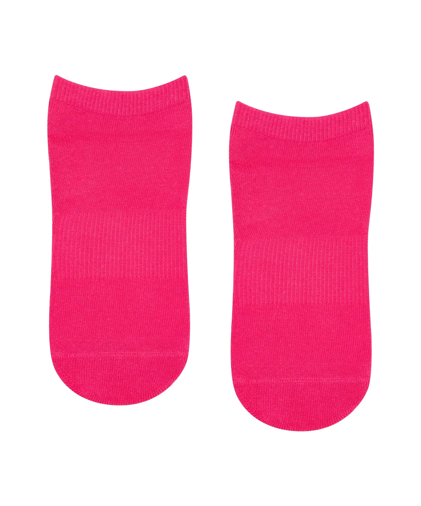 Low Rise Grip Socks - Neon Pink