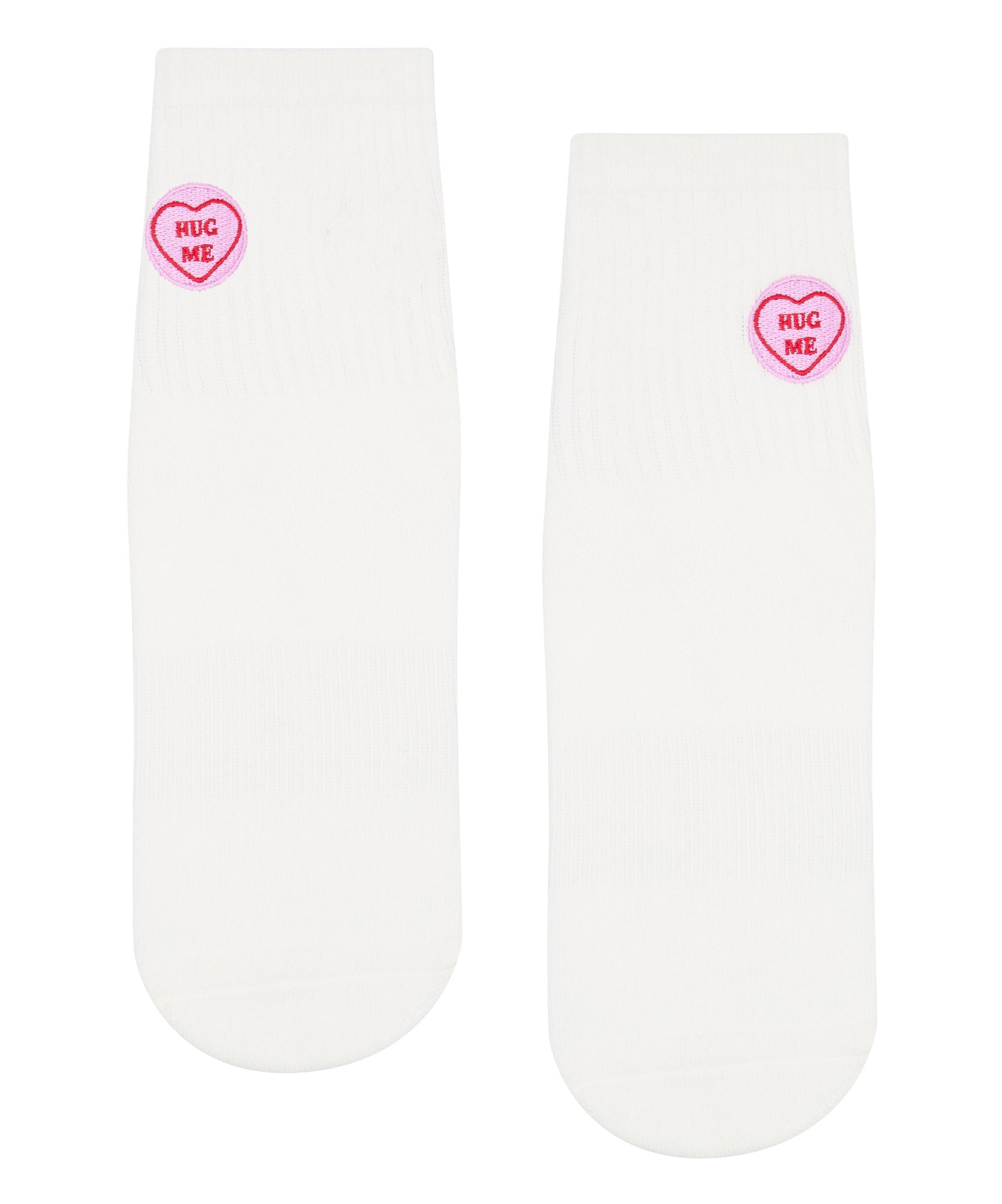 Crew Non Slip Grip Socks - Hug Me