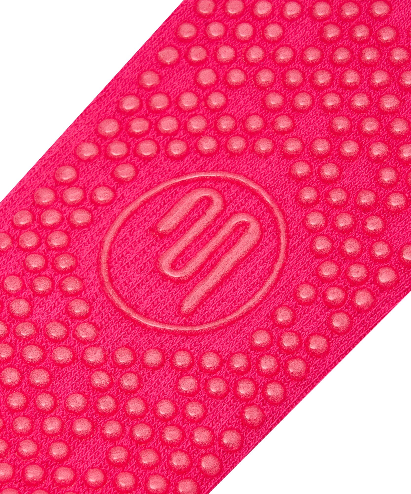 Scrunch Grip Socks - Neon Pink High