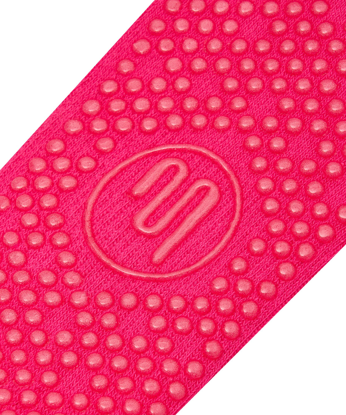 Scrunch Grip Socks - Neon Pink High