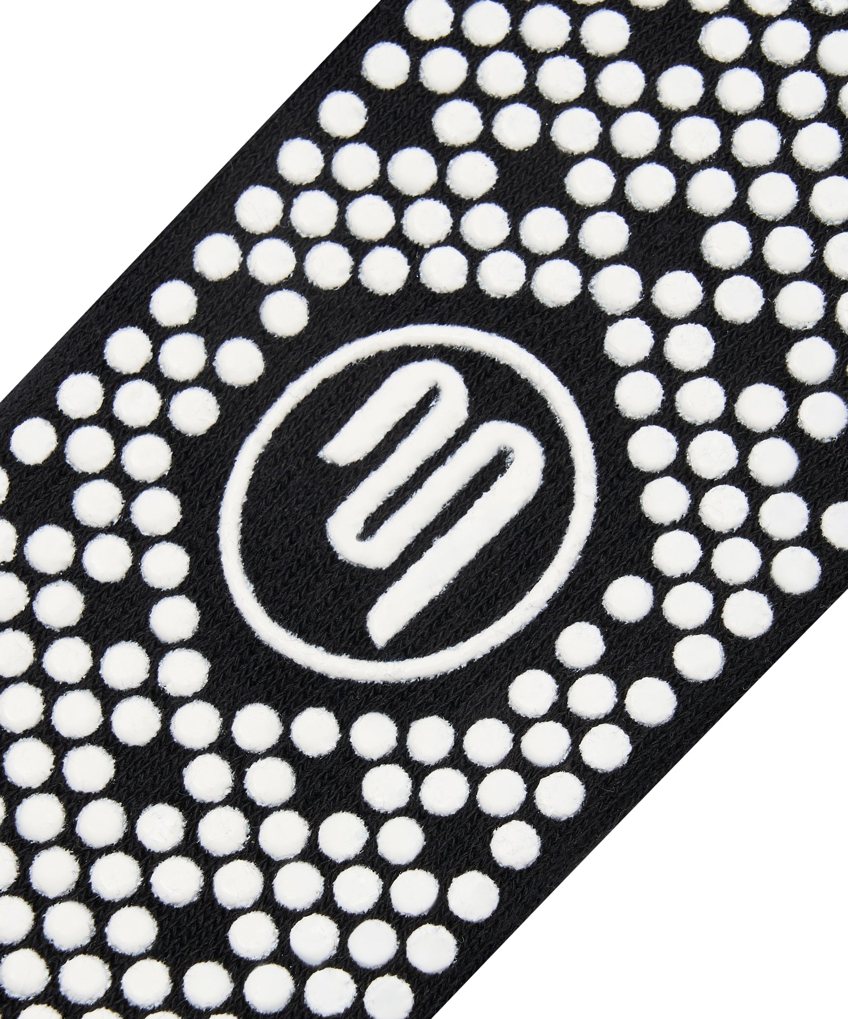 Crew Non Slip Grip Socks - Power Moves Black