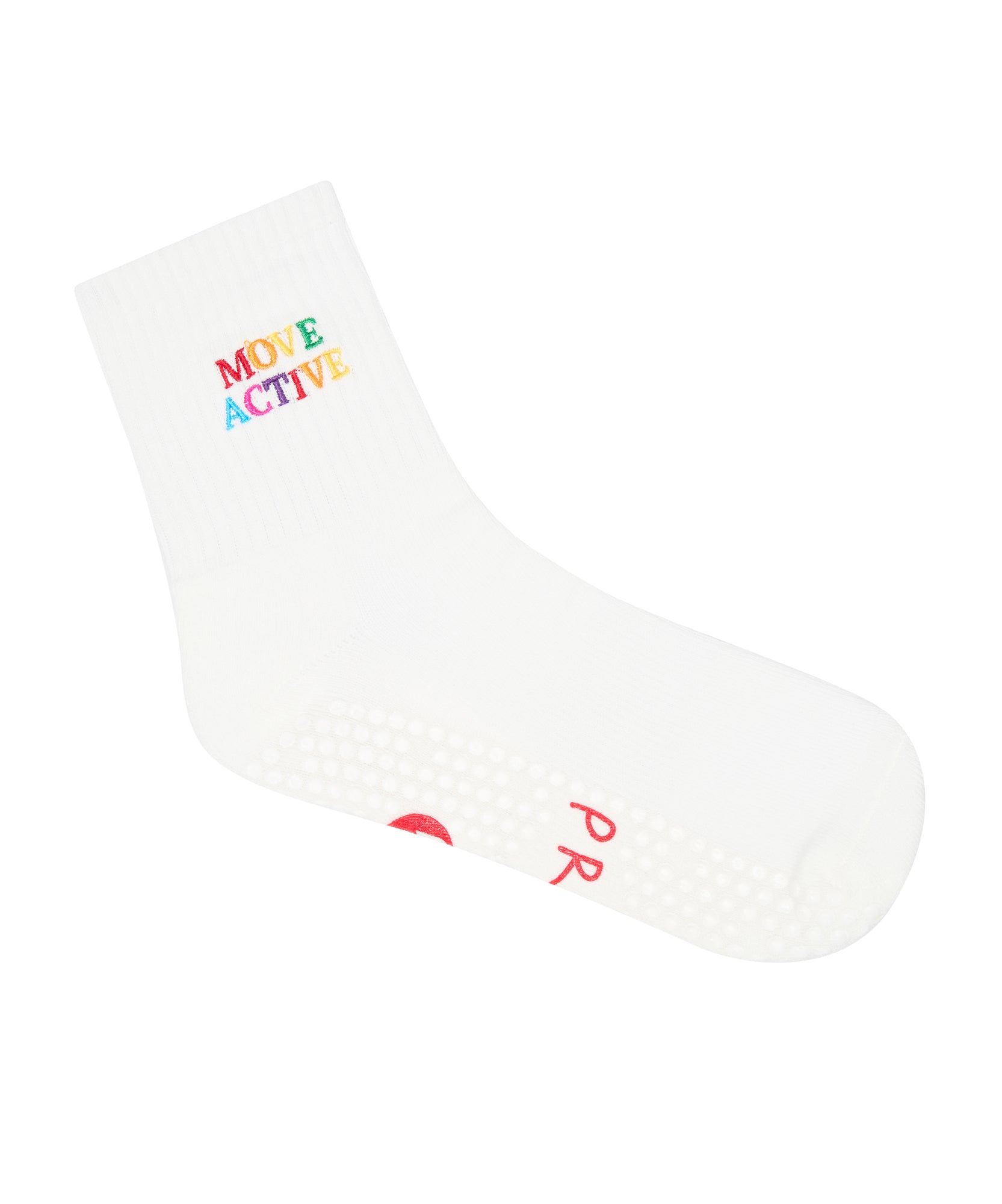 Crew Grip Socks - Signature Rainbow Ivory
