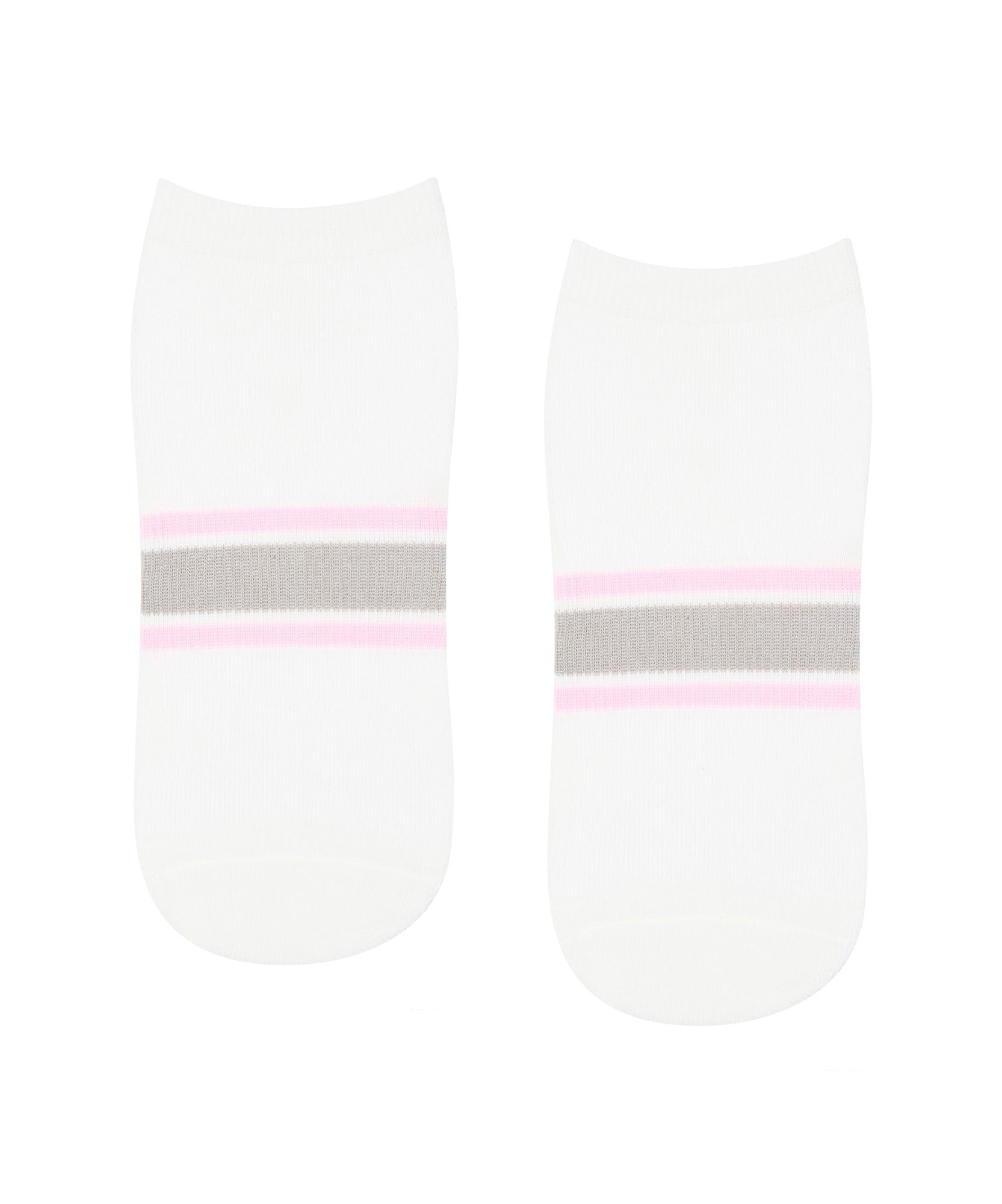 Low Rise Grip Socks - 80's Stripe