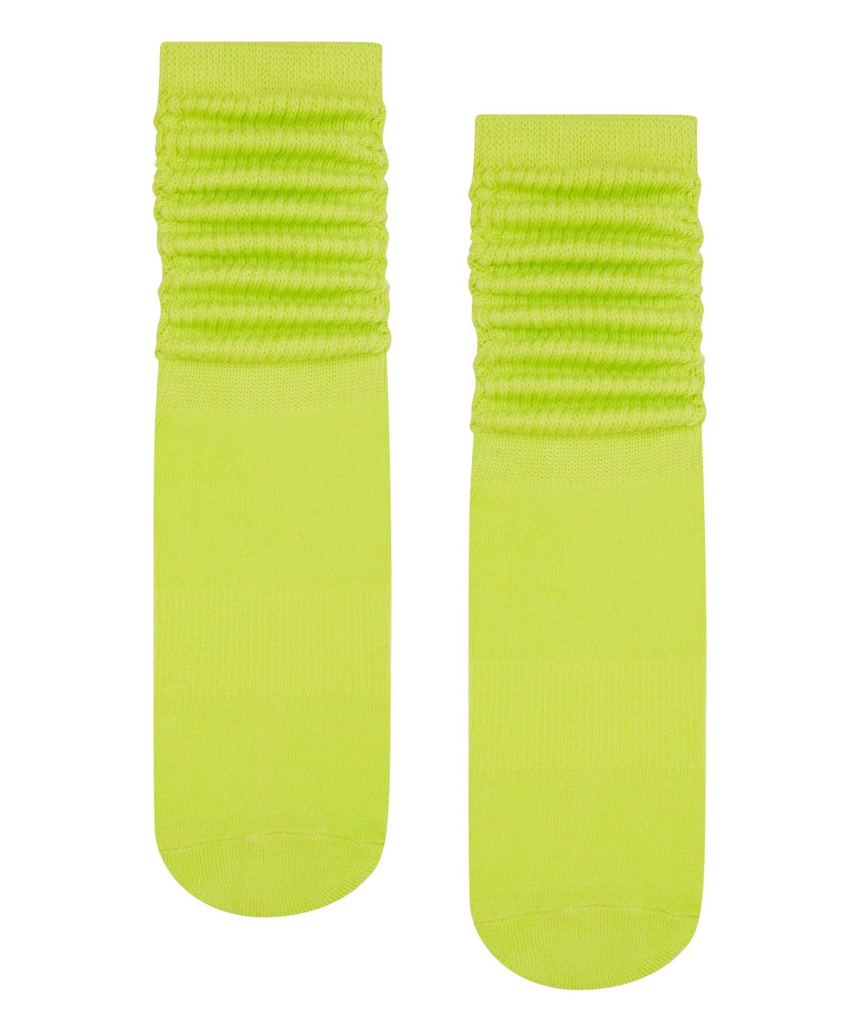 Scrunch Grip Socks - Lime High