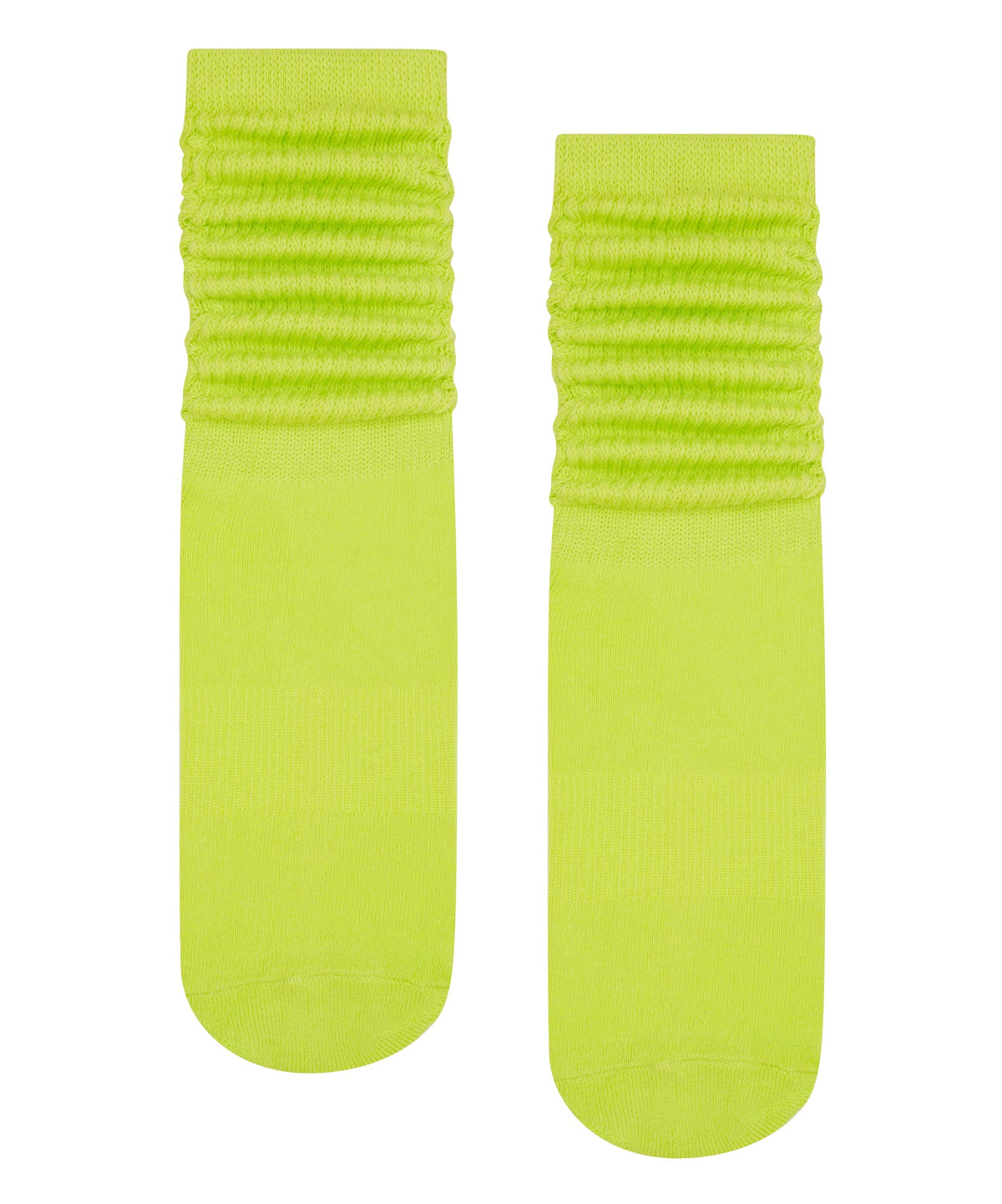 Scrunch Grip Socks - Lime High