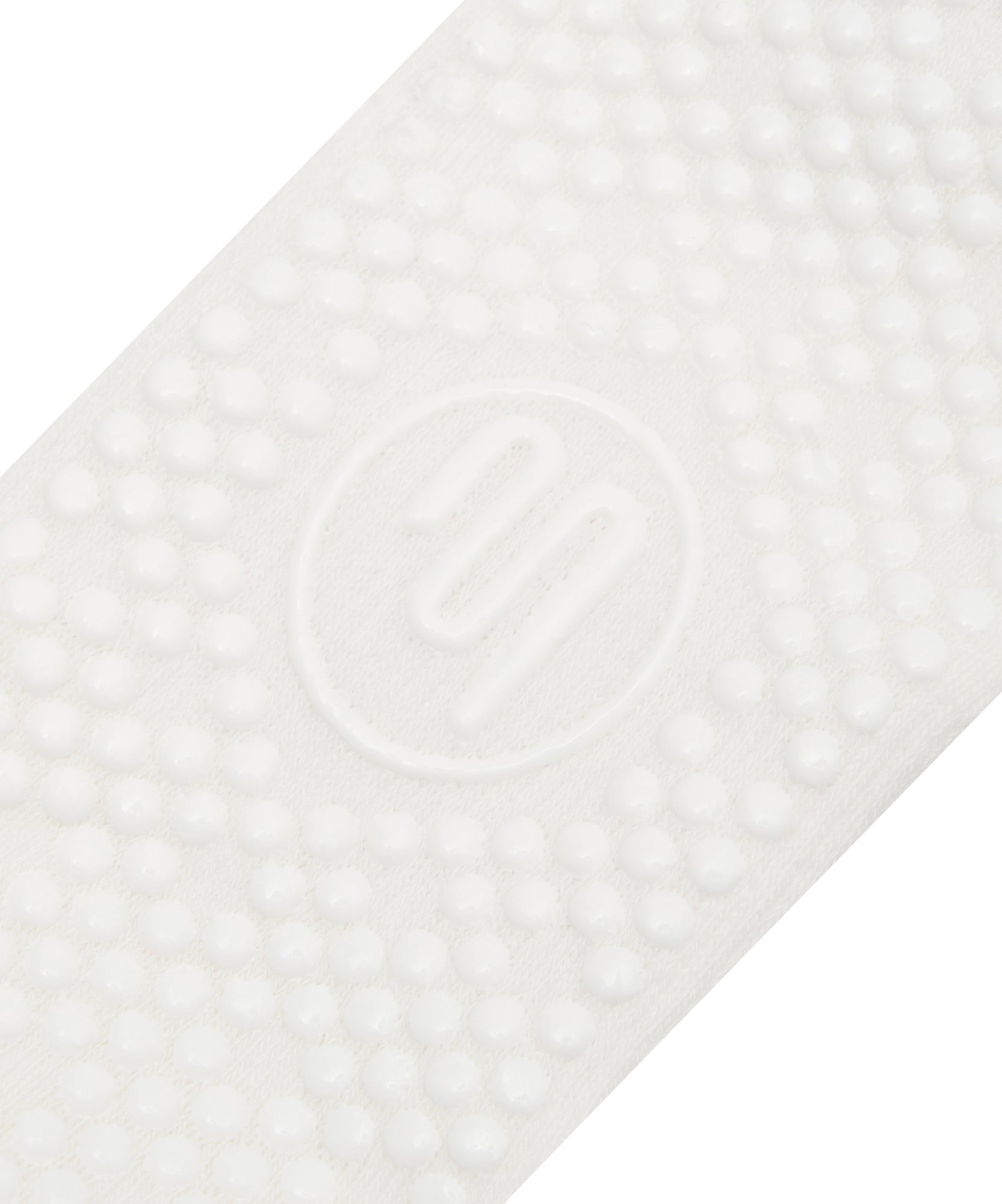 Quarter Crew Grip Socks - Snow Ruffle