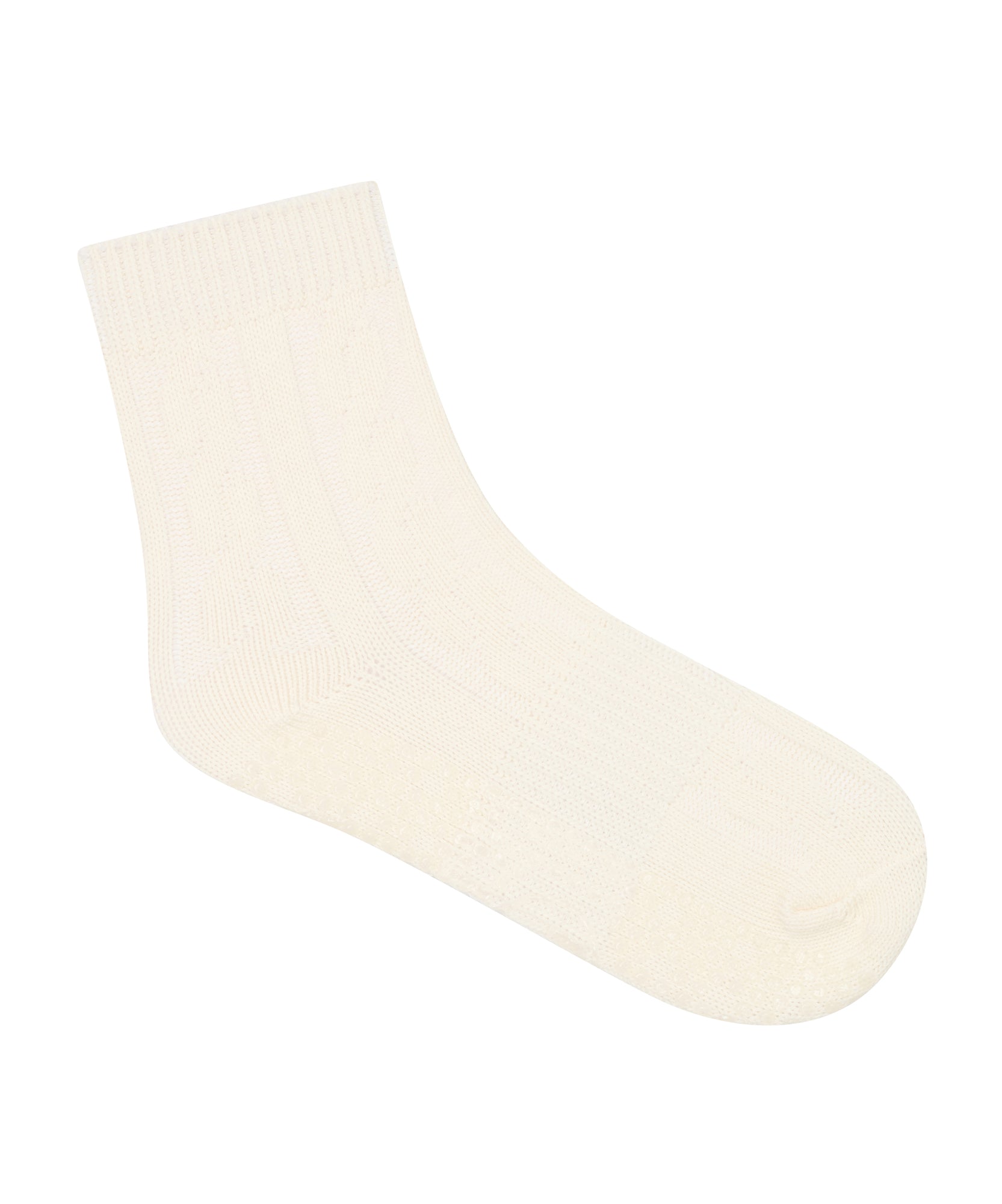 Crew Grip Socks - Cable-Knit Oat