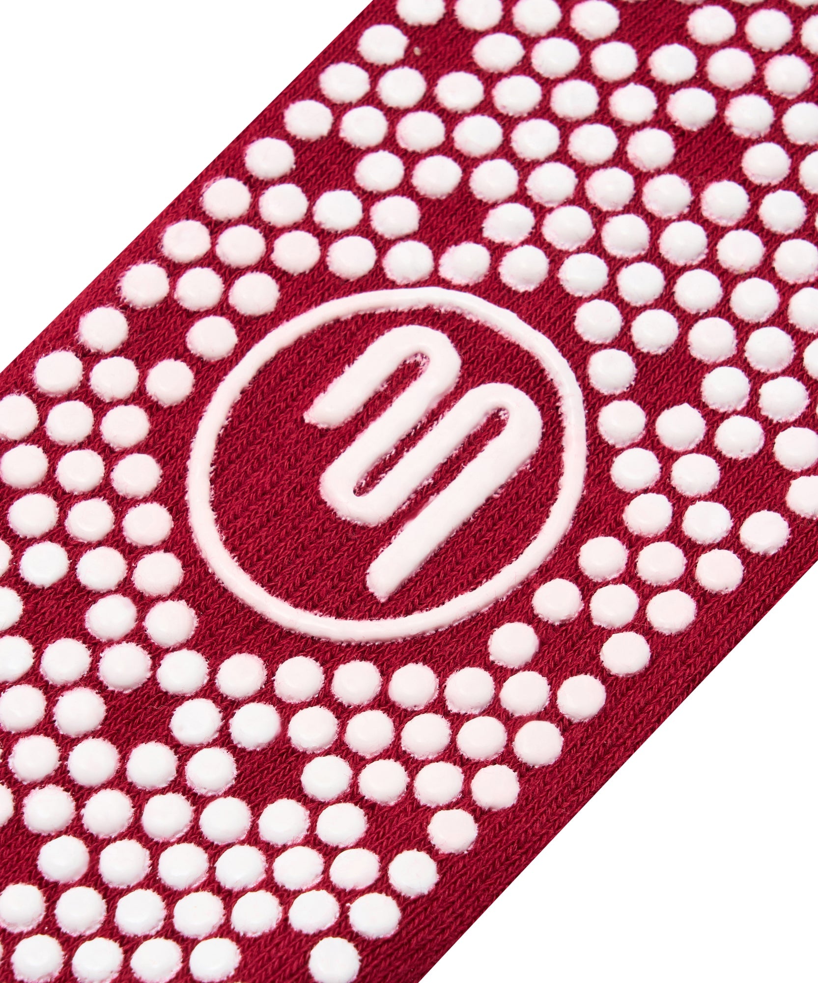 Crew Non Slip Grip Socks - Ruby Stripe