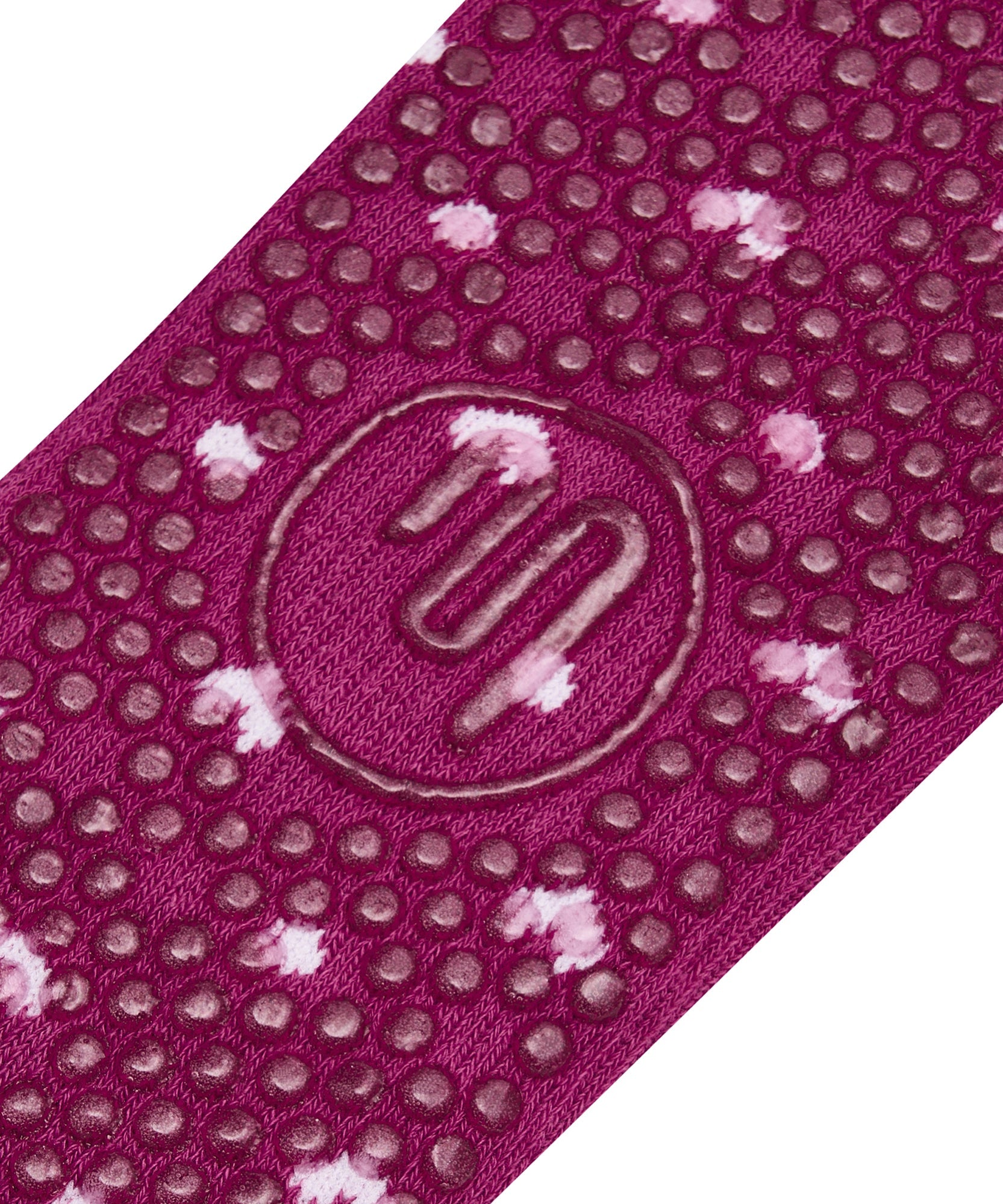 Low Rise Grip Socks - Speckled Fuchsia