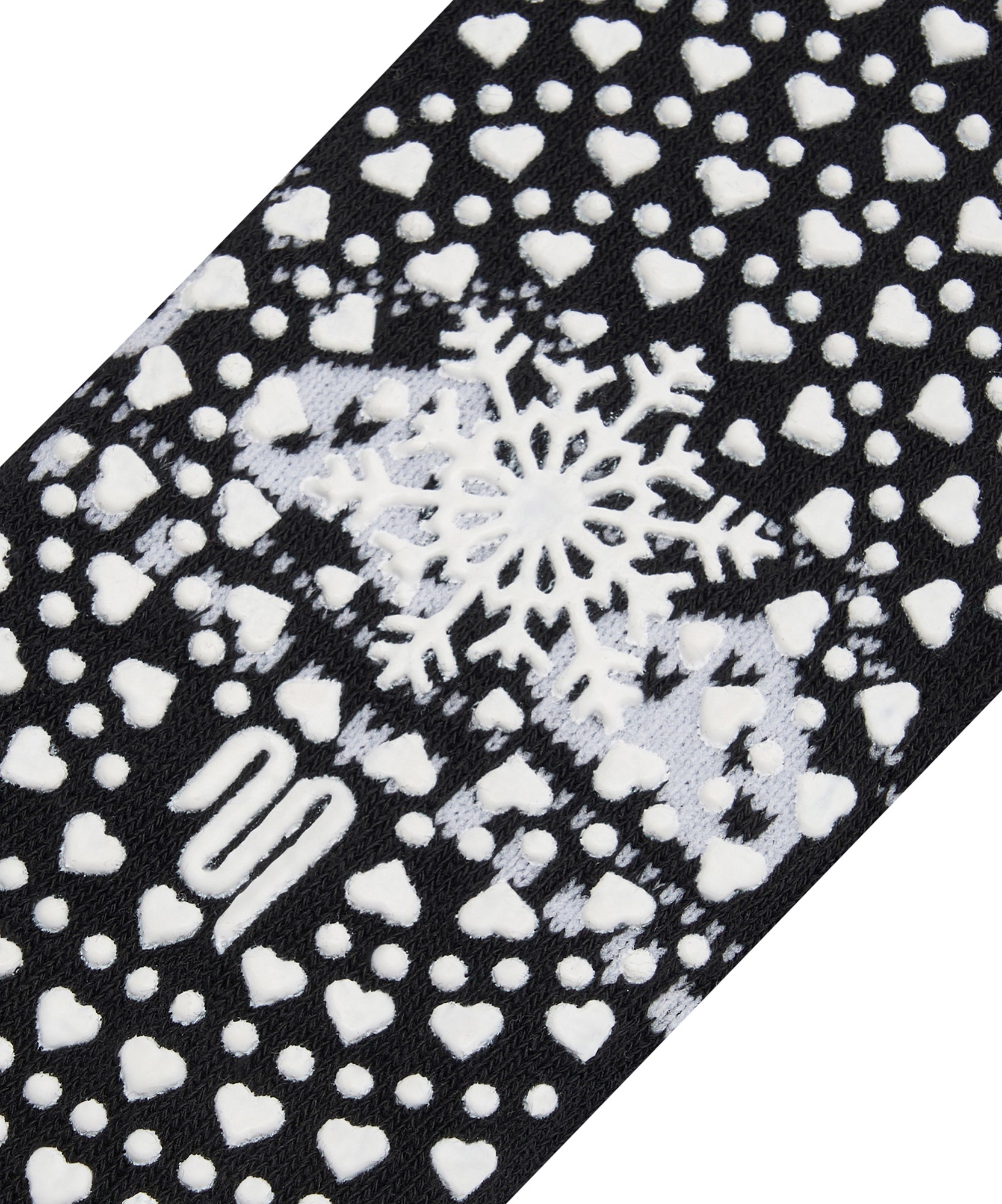 Low Rise Grip Socks - Alpine Heart Midnight