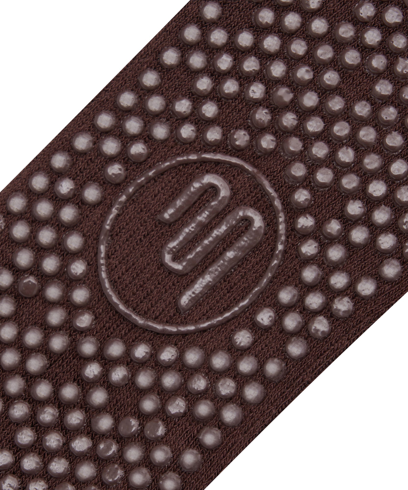 Crew Non Slip Grip Socks - Espresso