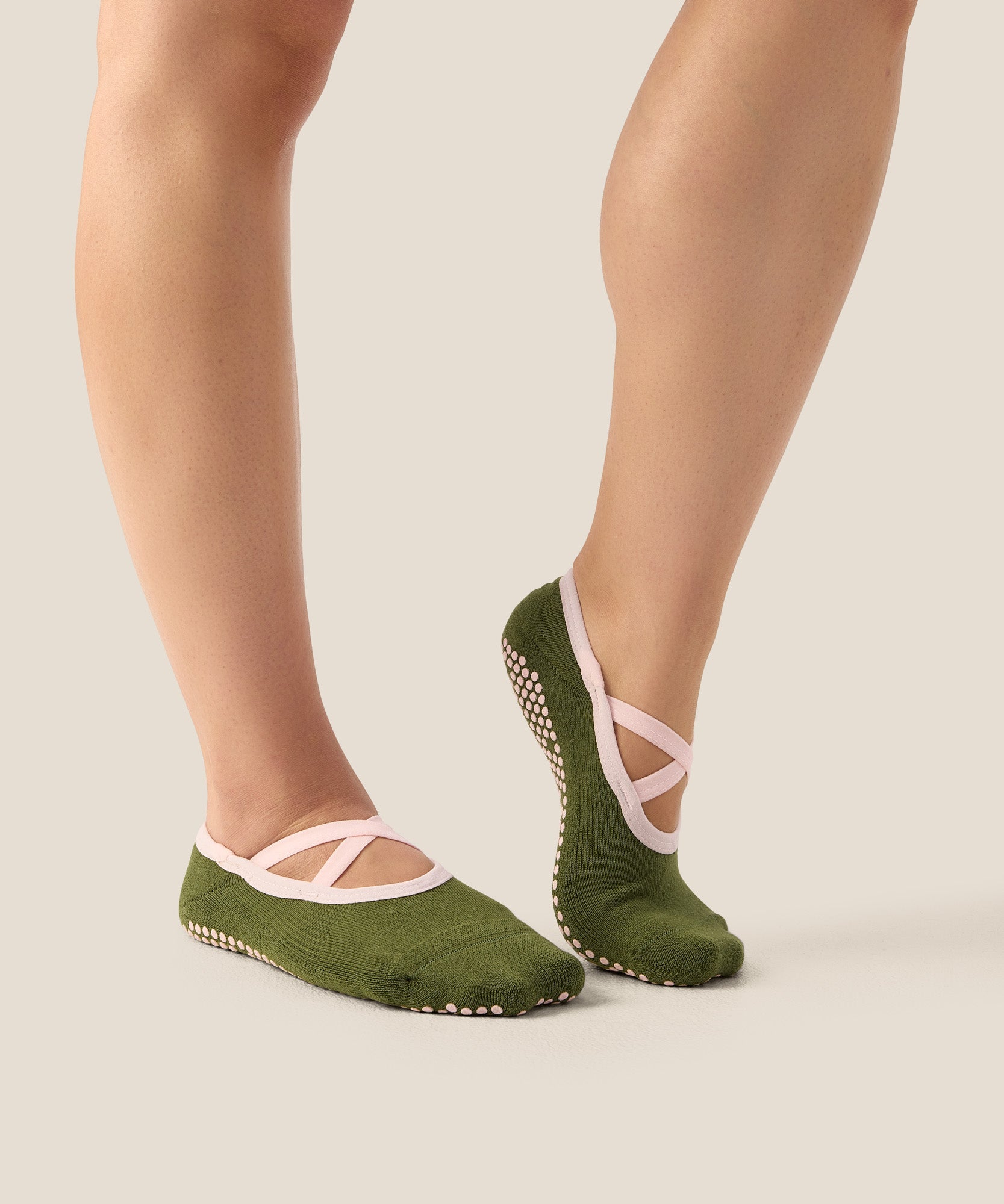Ballet Grip Socks - Pine