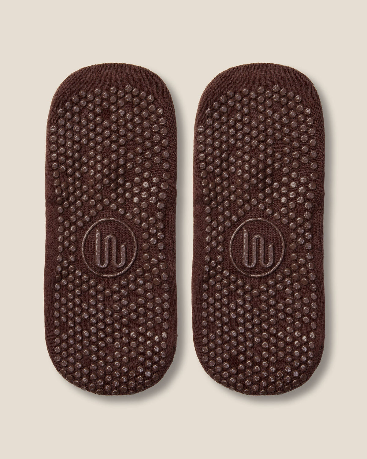 Ballet Grip Socks - Wide Cross Espresso