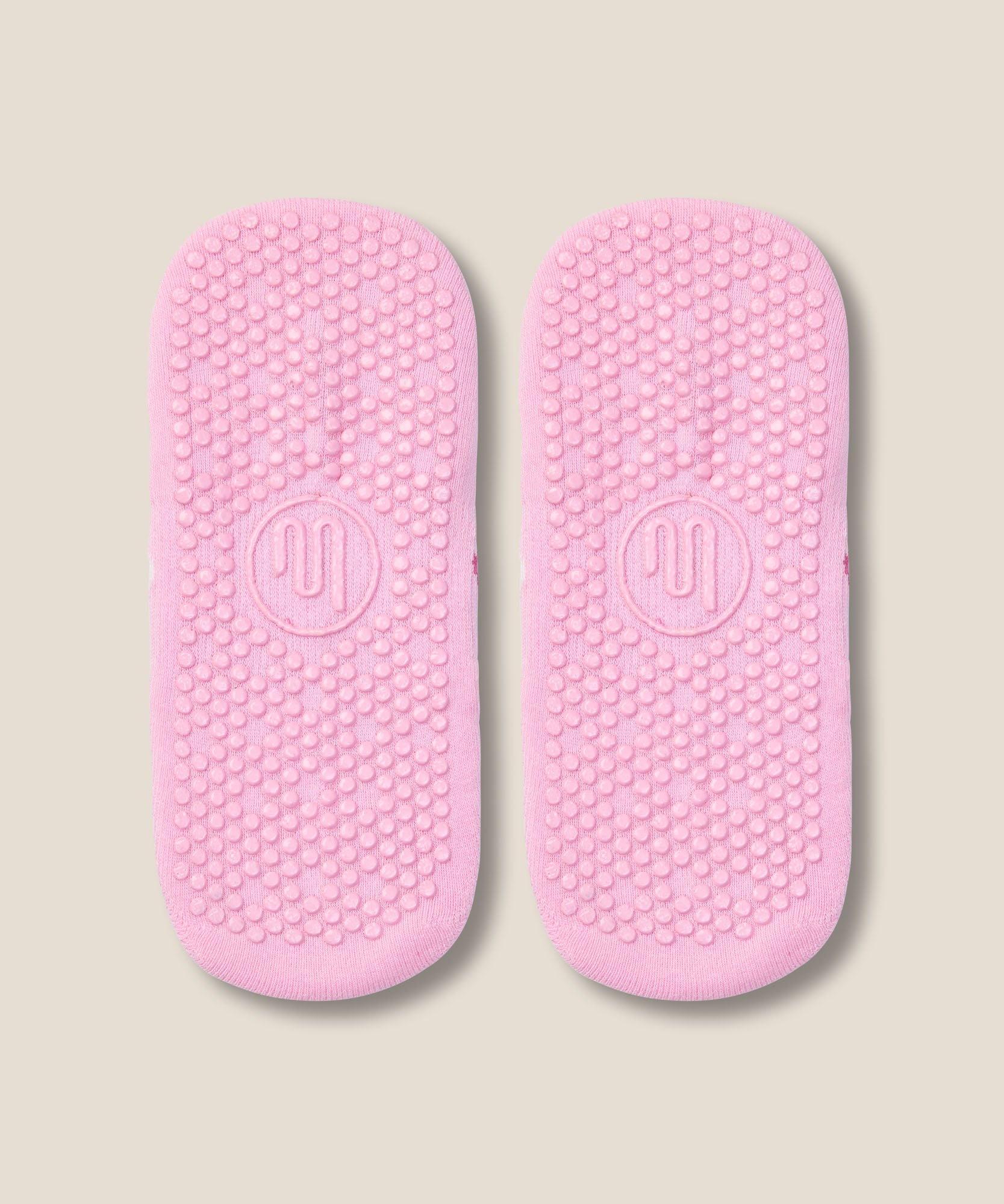 Ballet Grip Socks - Pink Argyle