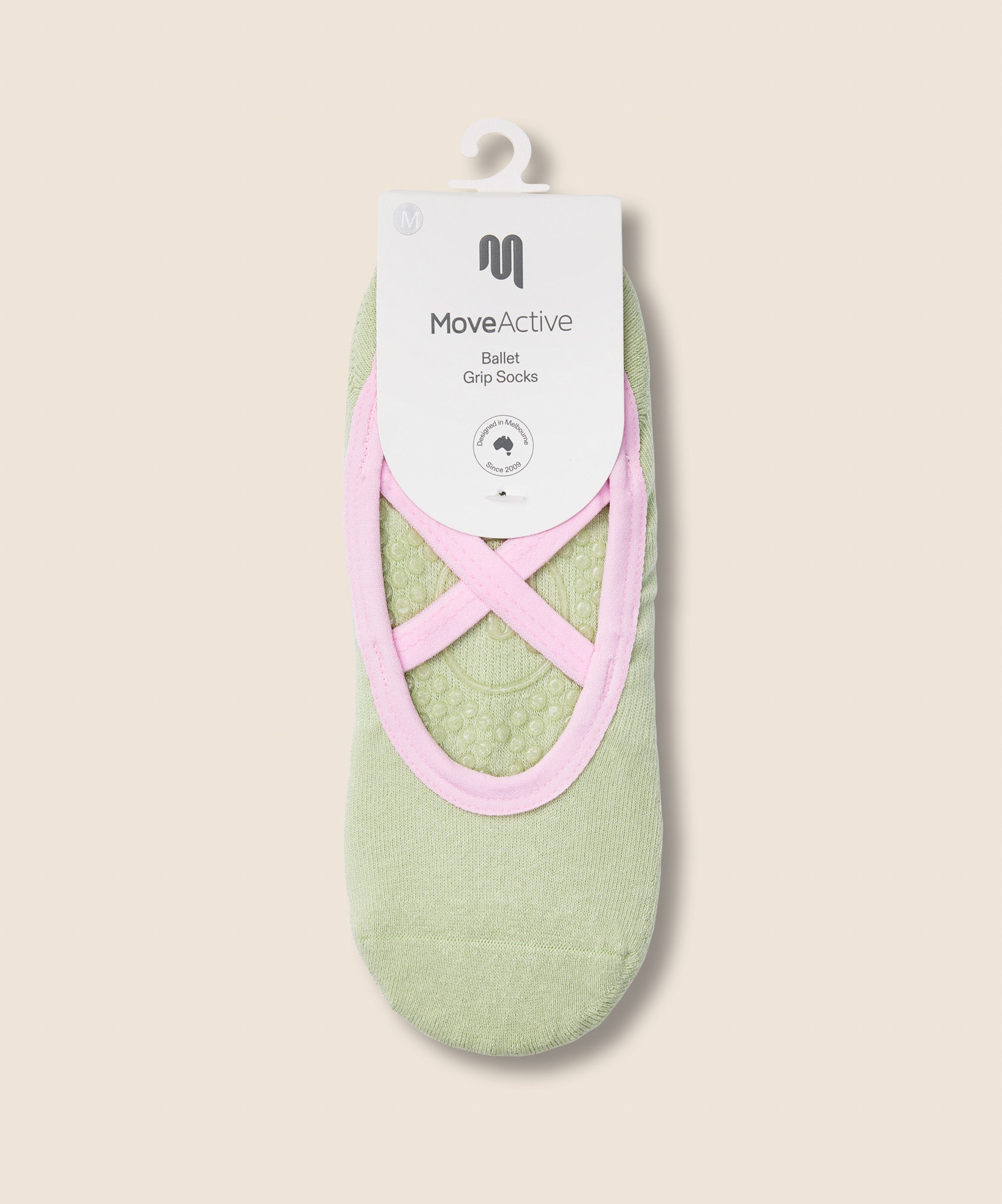Ballet Grip Socks - Sage Petal