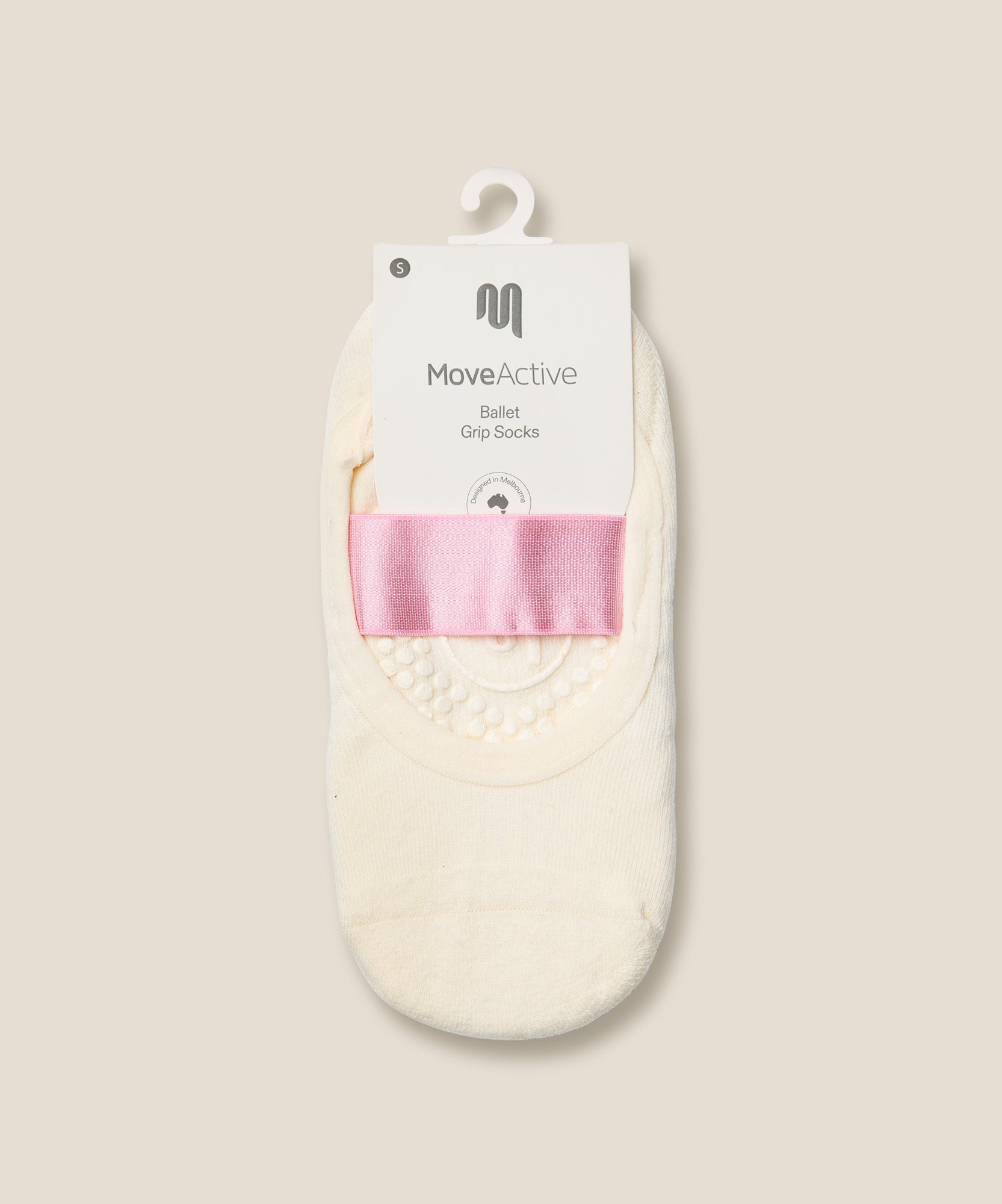 Ballet Grip Socks - Satin Sandy